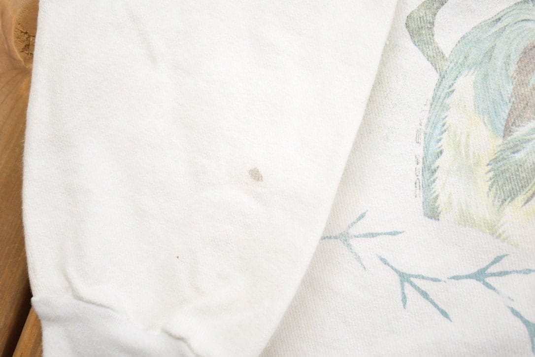 Vintage 1990s Bird Theme Mockneck Men's Medium - Image 6