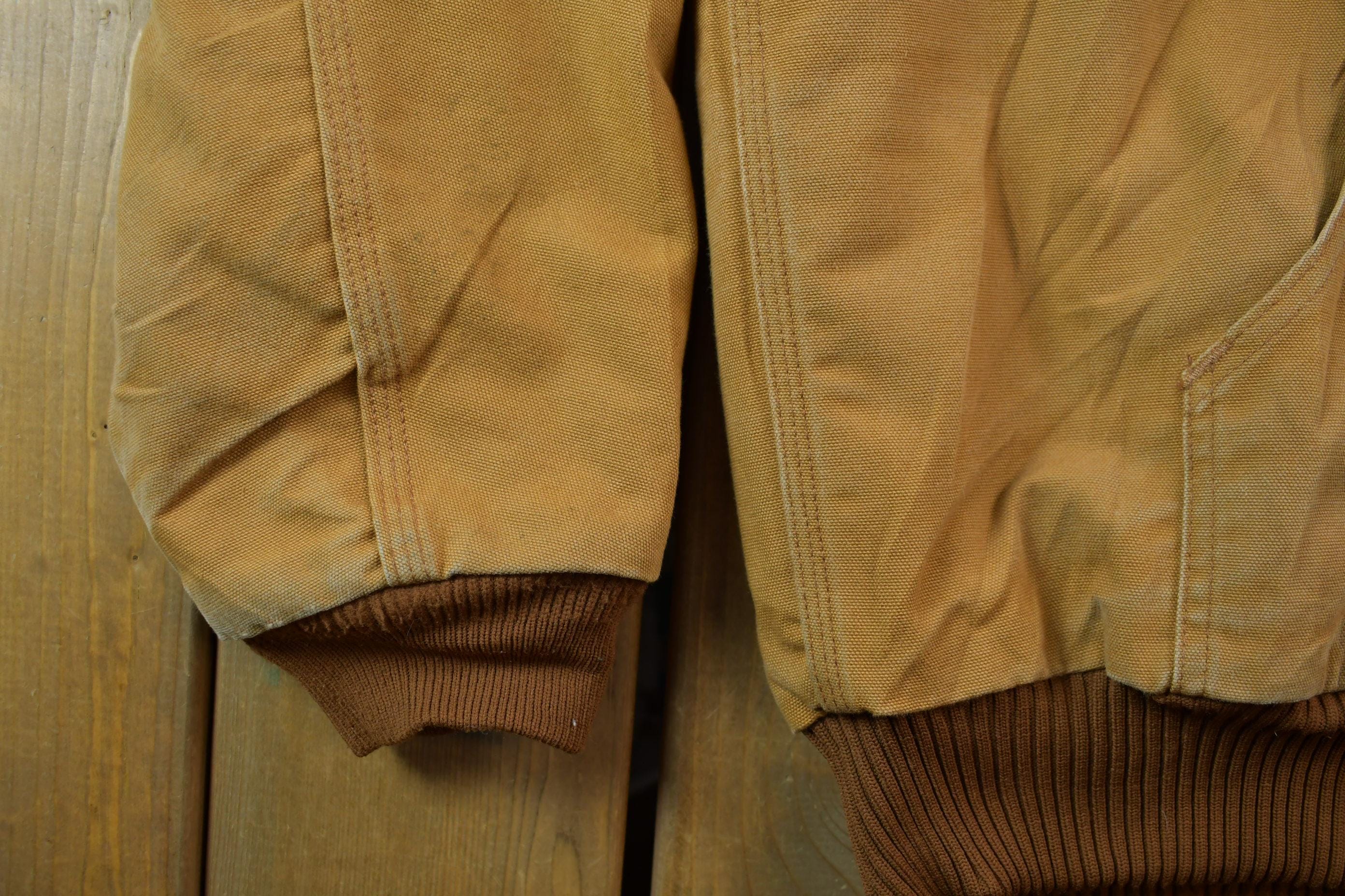 Vintage 1990s Black Carhartt Active Jac Jacket Men's XL - Image 5