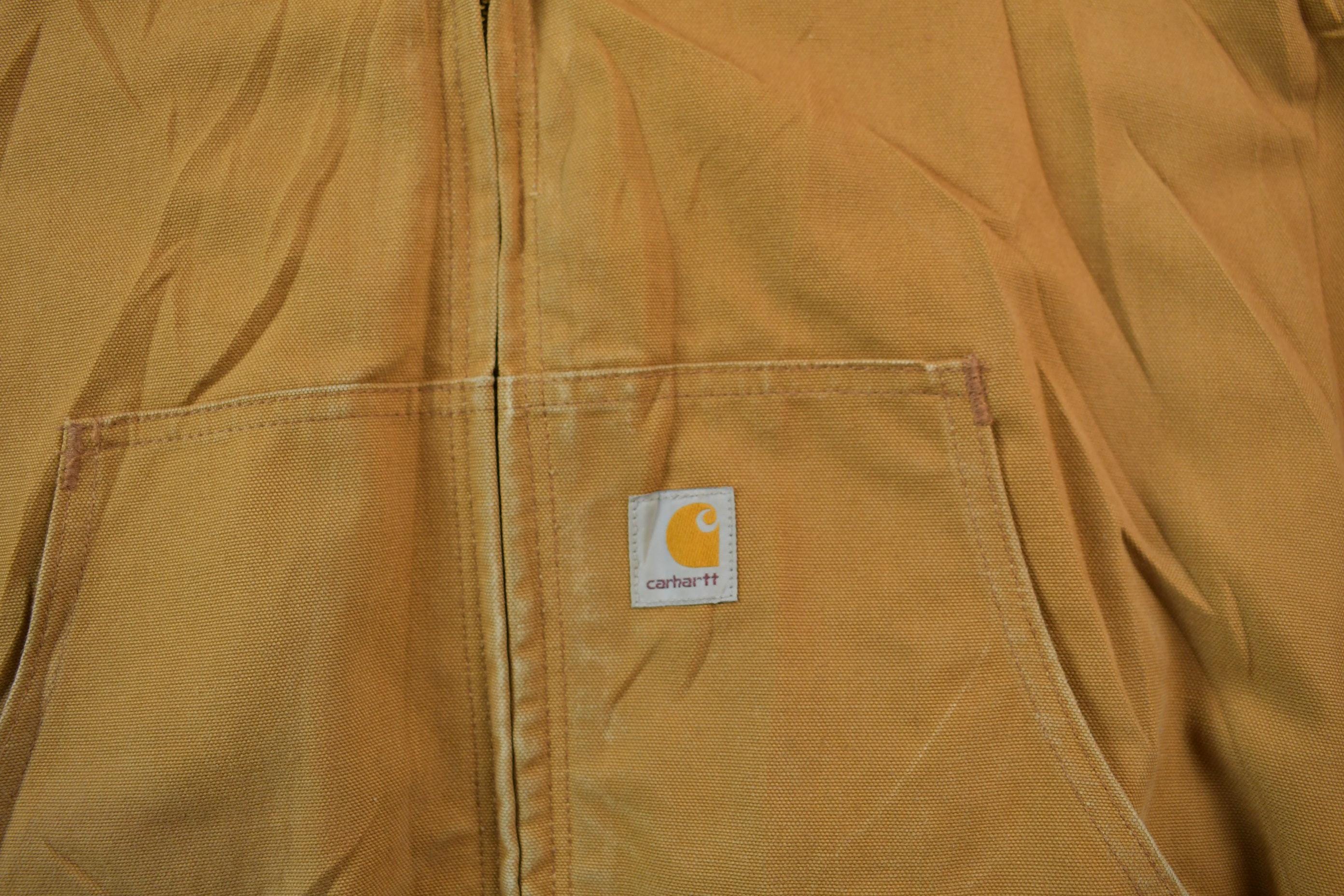 Vintage 1990s Black Carhartt Active Jac Jacket Men's XL - Image 6