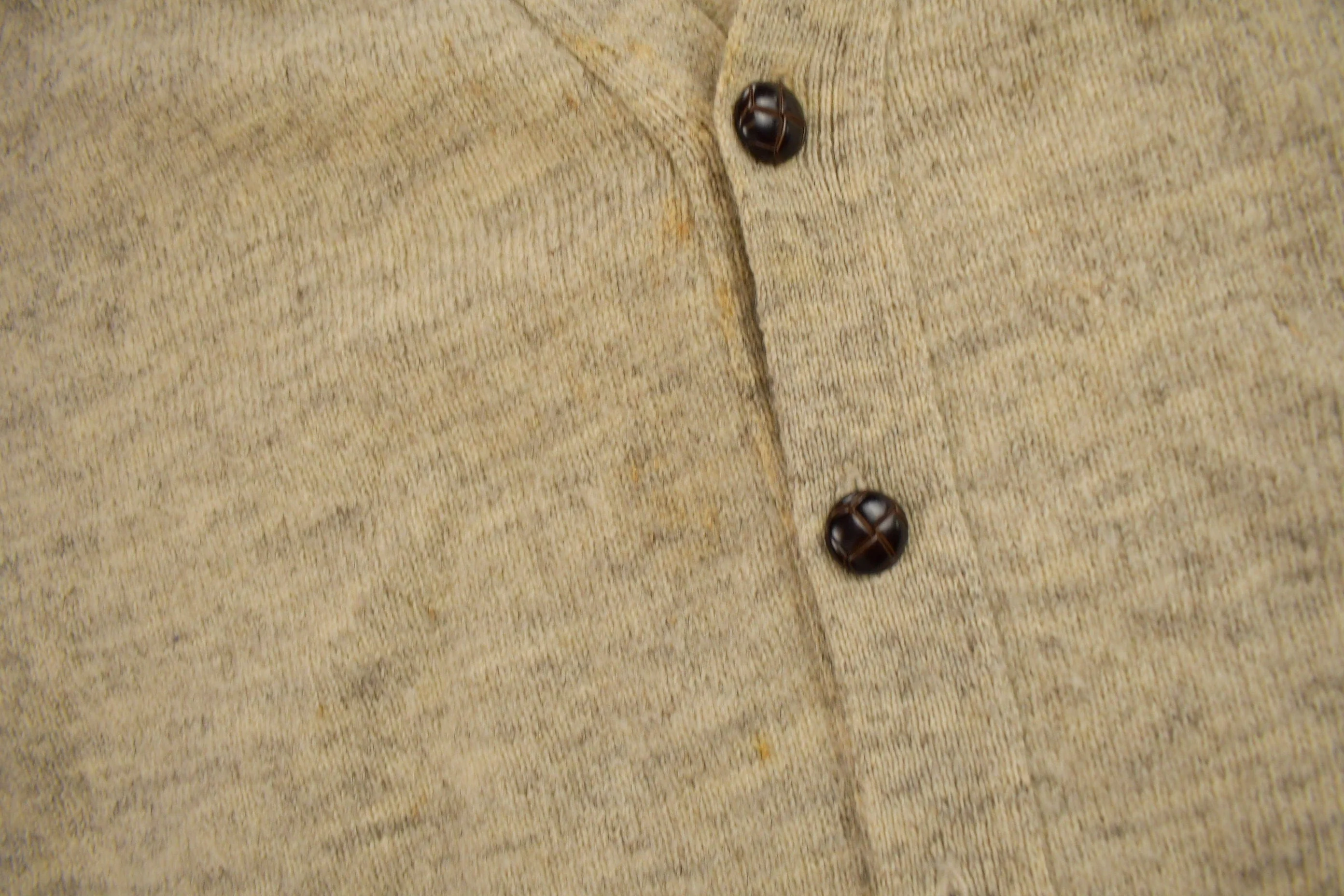 Vintage 1990s Black Sheep Knit Wool Cardigan Sweater Men's Medium - Image 4