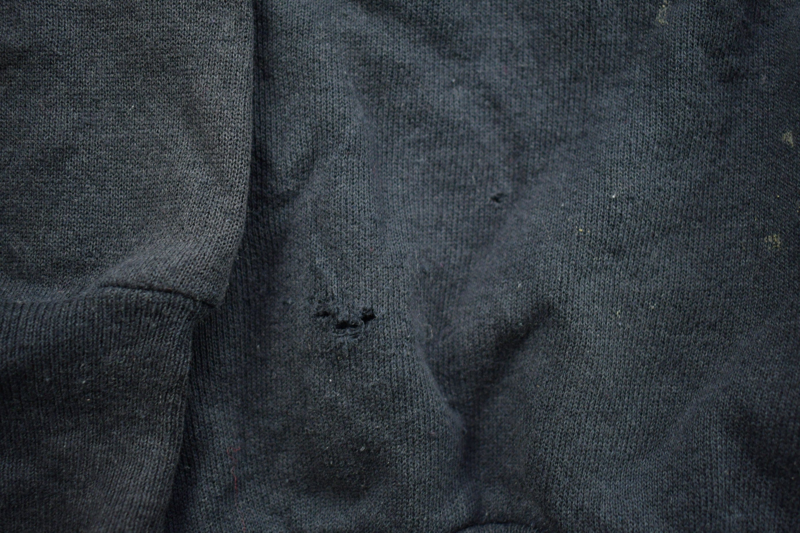 Vintage 1990s Blank Black Crewneck Sweatshirt - Image 5
