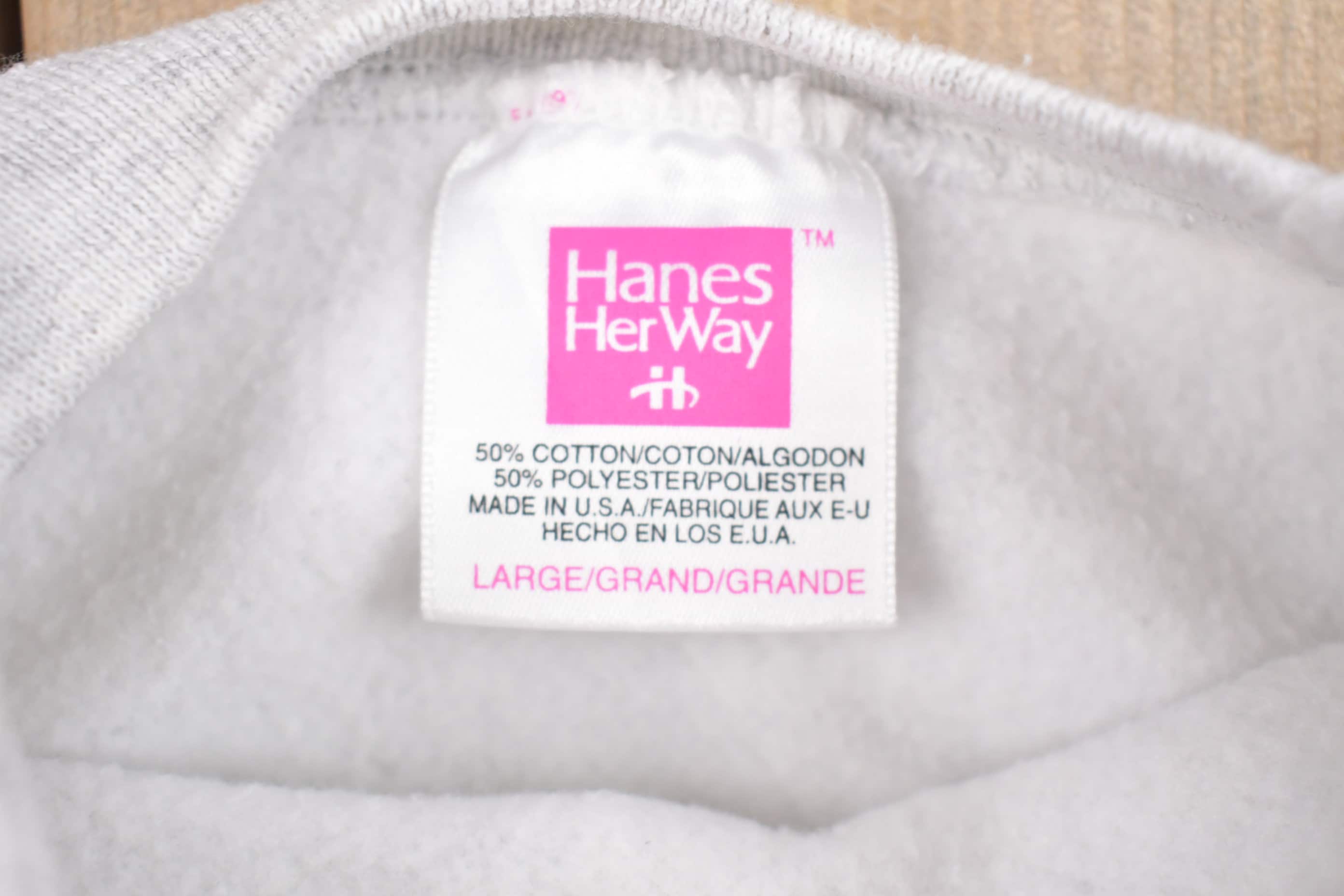 Vintage 1990s Blank Hanes Raglan Crewneck Sweatshirt Women's M - Image 3