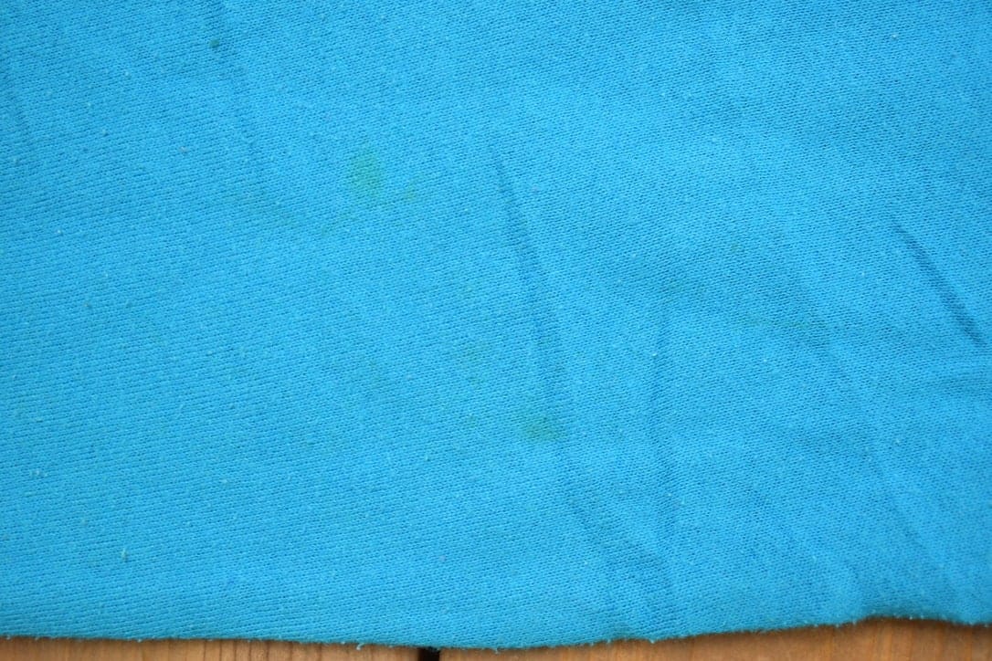 Vintage 1990s Blank Light Blue Crewneck Sweatshirt Men's Small - Image 8