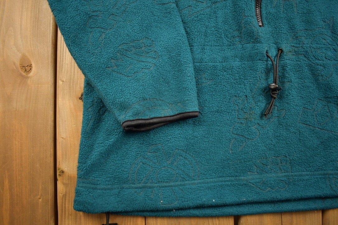 Vintage 1990s Blue REI Fleece Sweater Men's Large - Image 3
