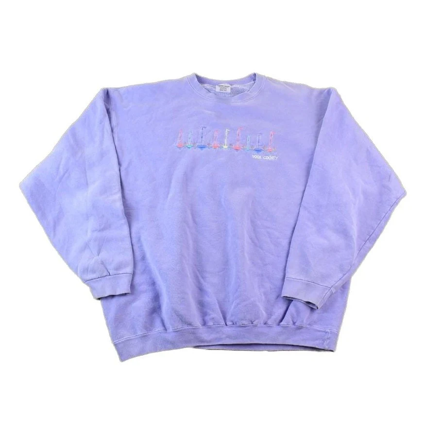 Vintage 1990s Boating Door County Crewneck Sweatshirt Made In USA Men's XL