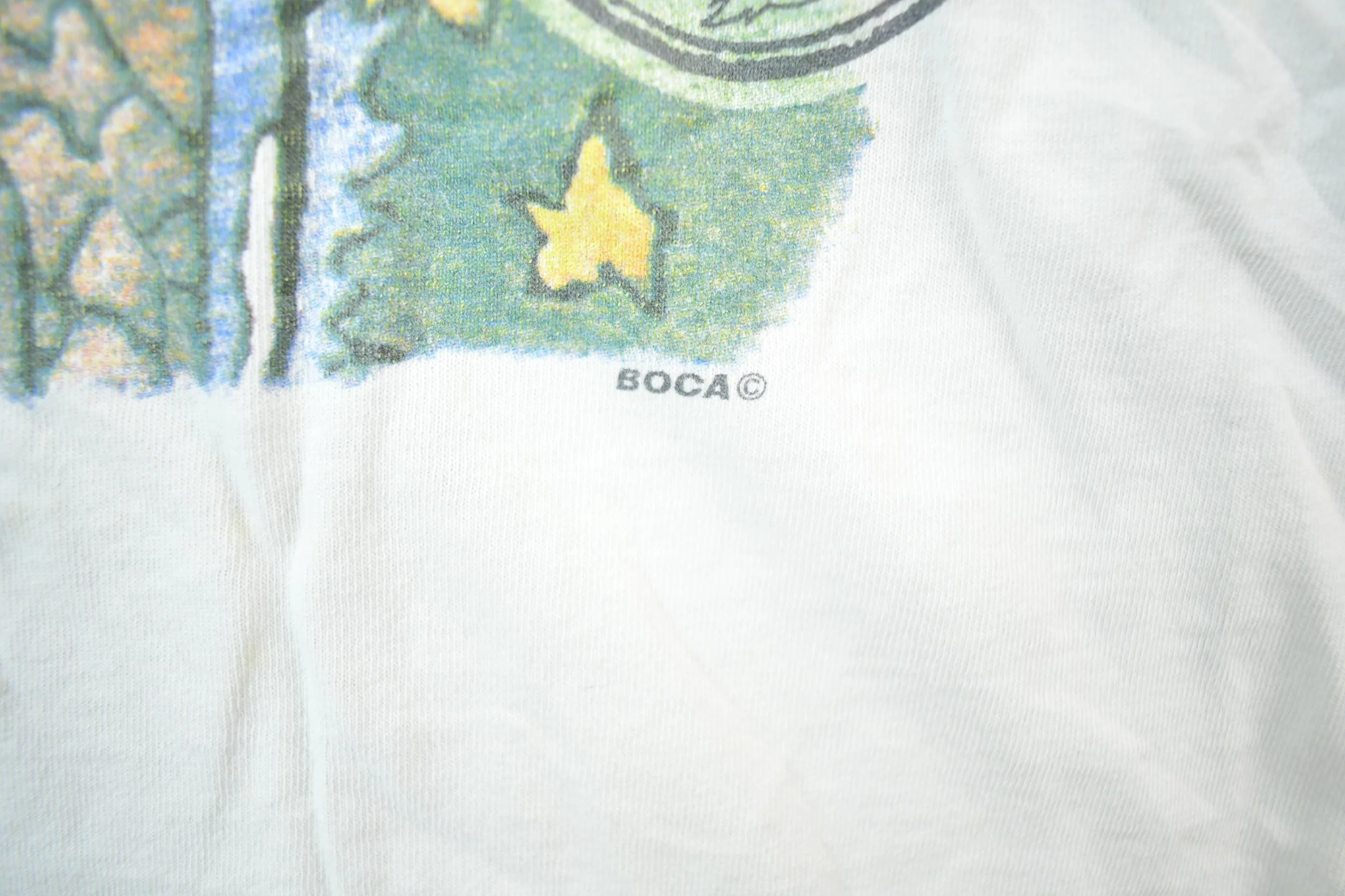 Vintage 1990s Boca River Fish Theme Graphic T-Shirt Men's XL - Image 6