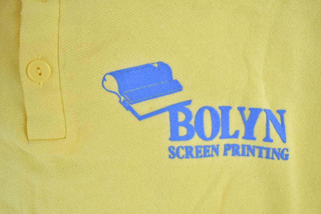 Vintage 1990s Bolyn Screen Printing Crewneck Sweatshirt Men's XL - Image 4