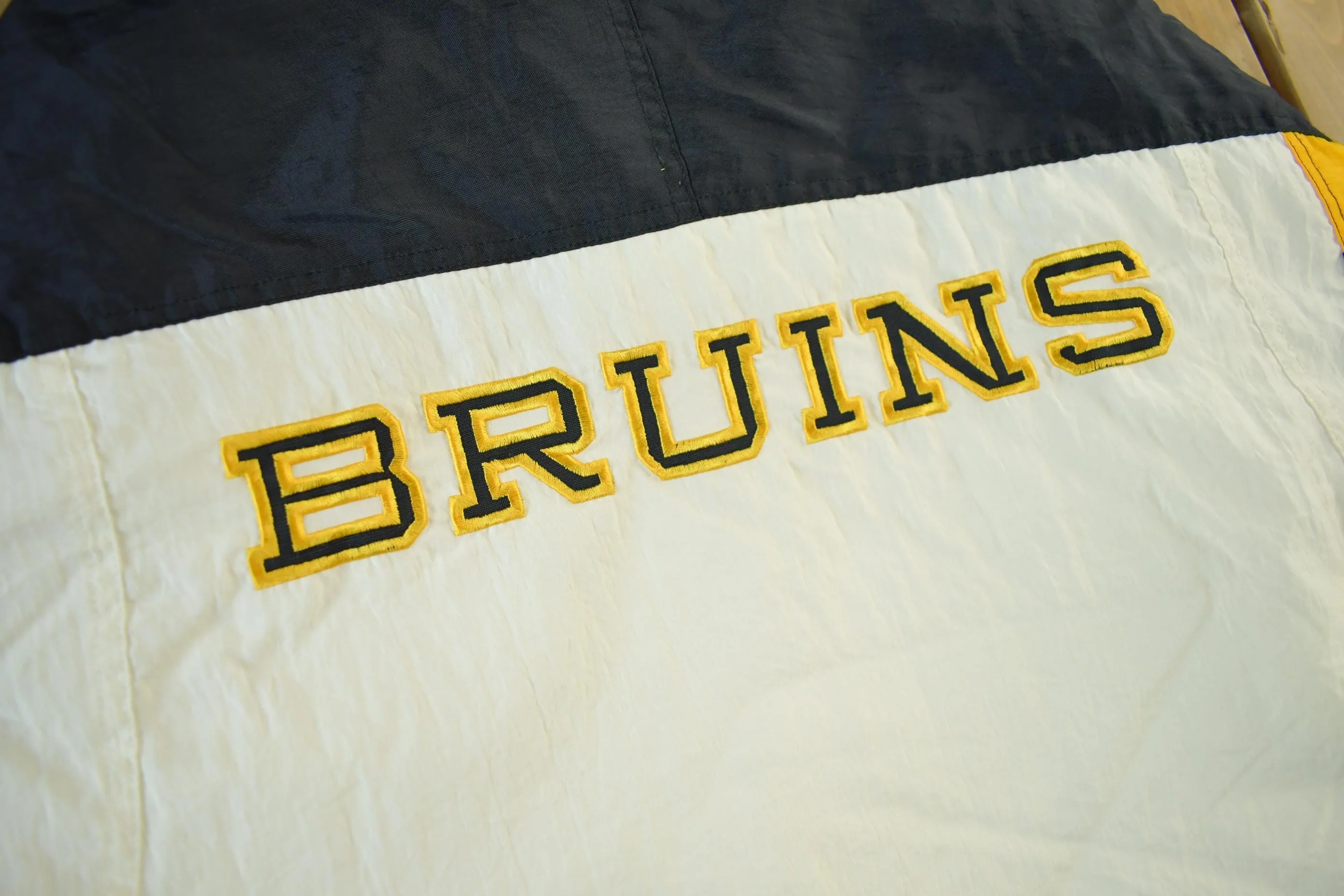 Vintage 1990s Boston Bruins NHL Jacket Men's Large - Image 7