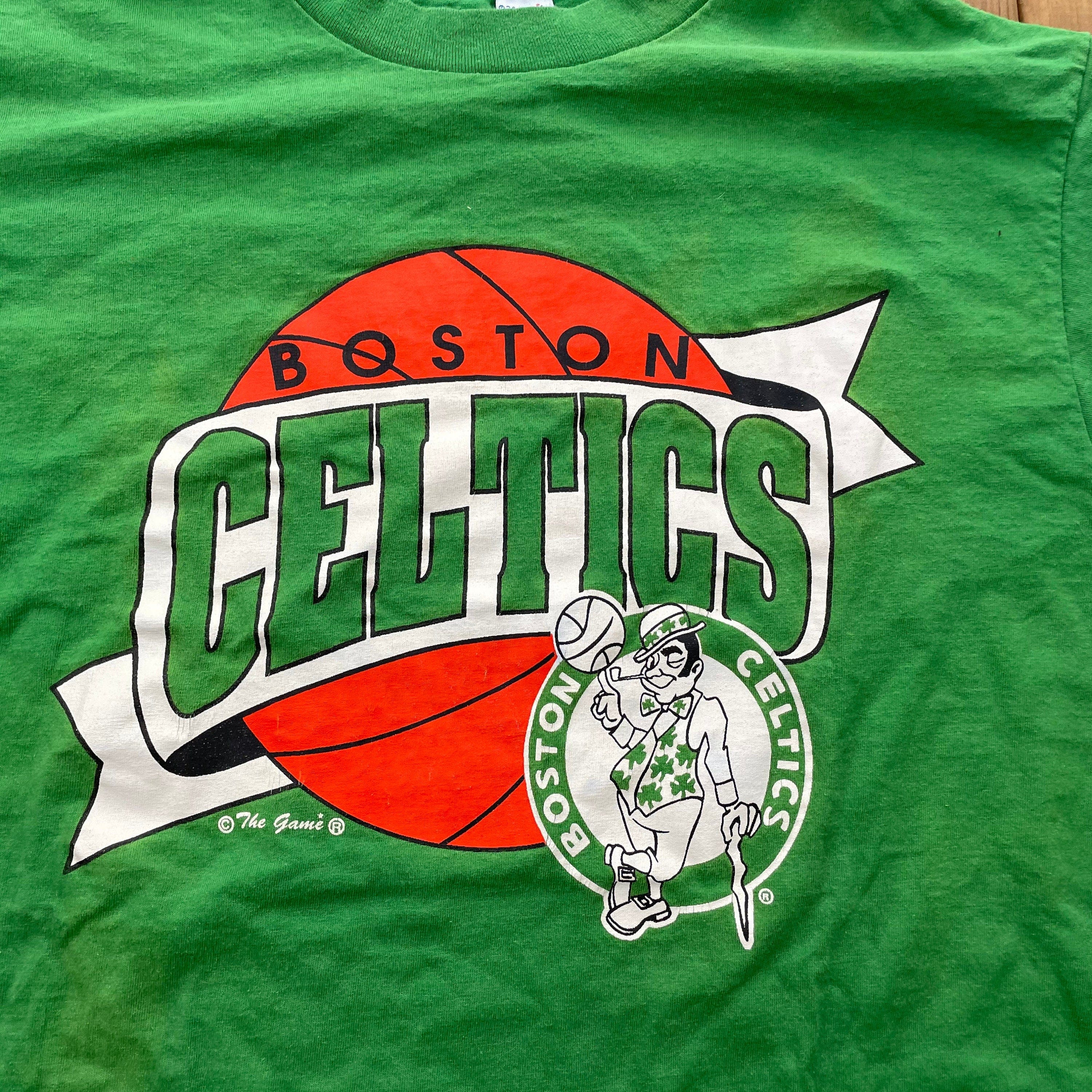 Vintage 1990s Boston Celtics The Game T-Shirt Men's XL - Image 3