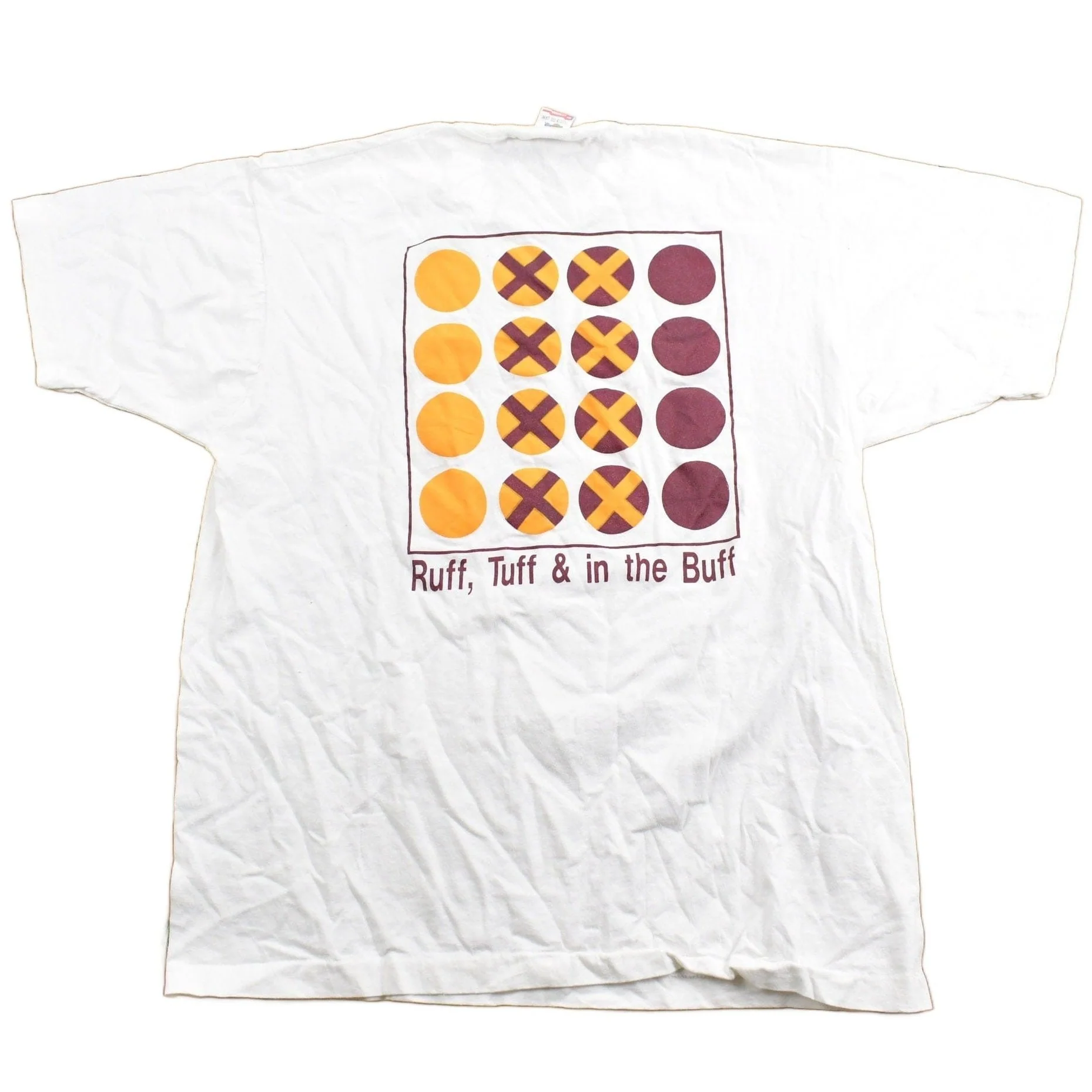 Vintage 1990s Boston College Parody Naked Twister Graphic T Shirt Men's XL