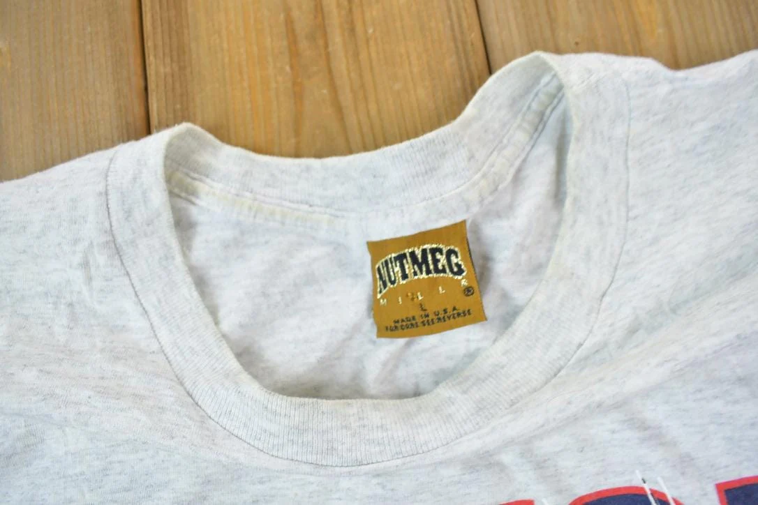 Vintage 1990s Boston Red Sox MLB Nutmeg T-Shirt Men's Large - Image 5