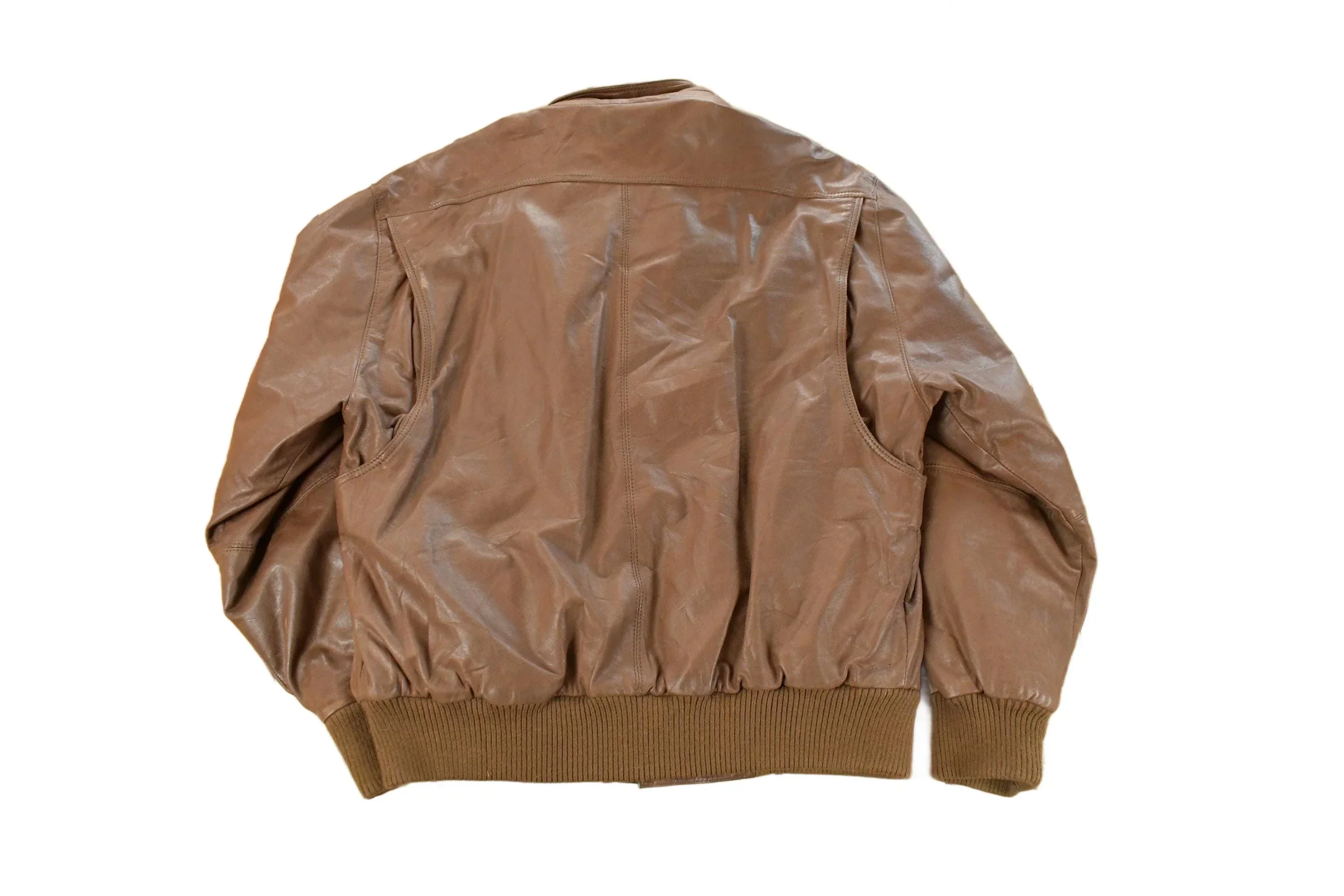 Vintage 1990s Boundary Waters Leather Jacket Men's Small - Image 2