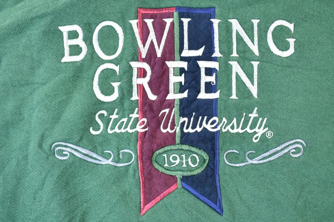Vintage 1990s Bowling Green State University Crewneck Men's XL - Image 3
