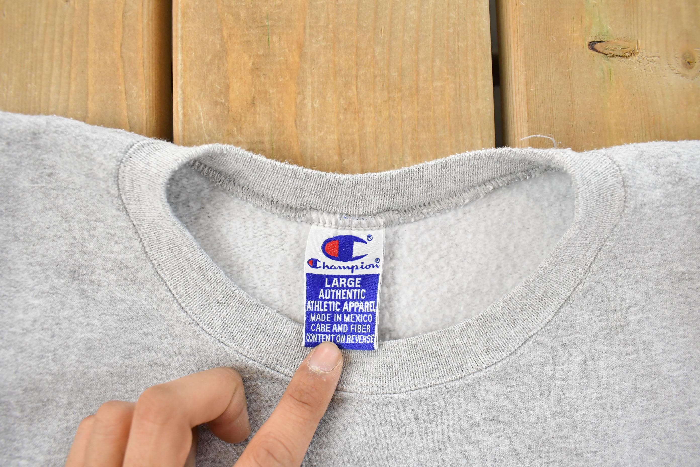 Vintage 1990s Bradley University Grandparent Crewneck Sweatshirt Men's Large - Image 5