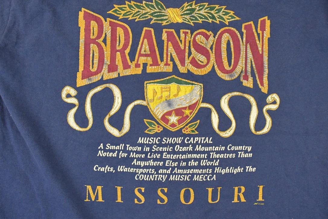 Vintage 1990s Branson Missouri Souvenir Travel T-Shirt Men's M - Image 3