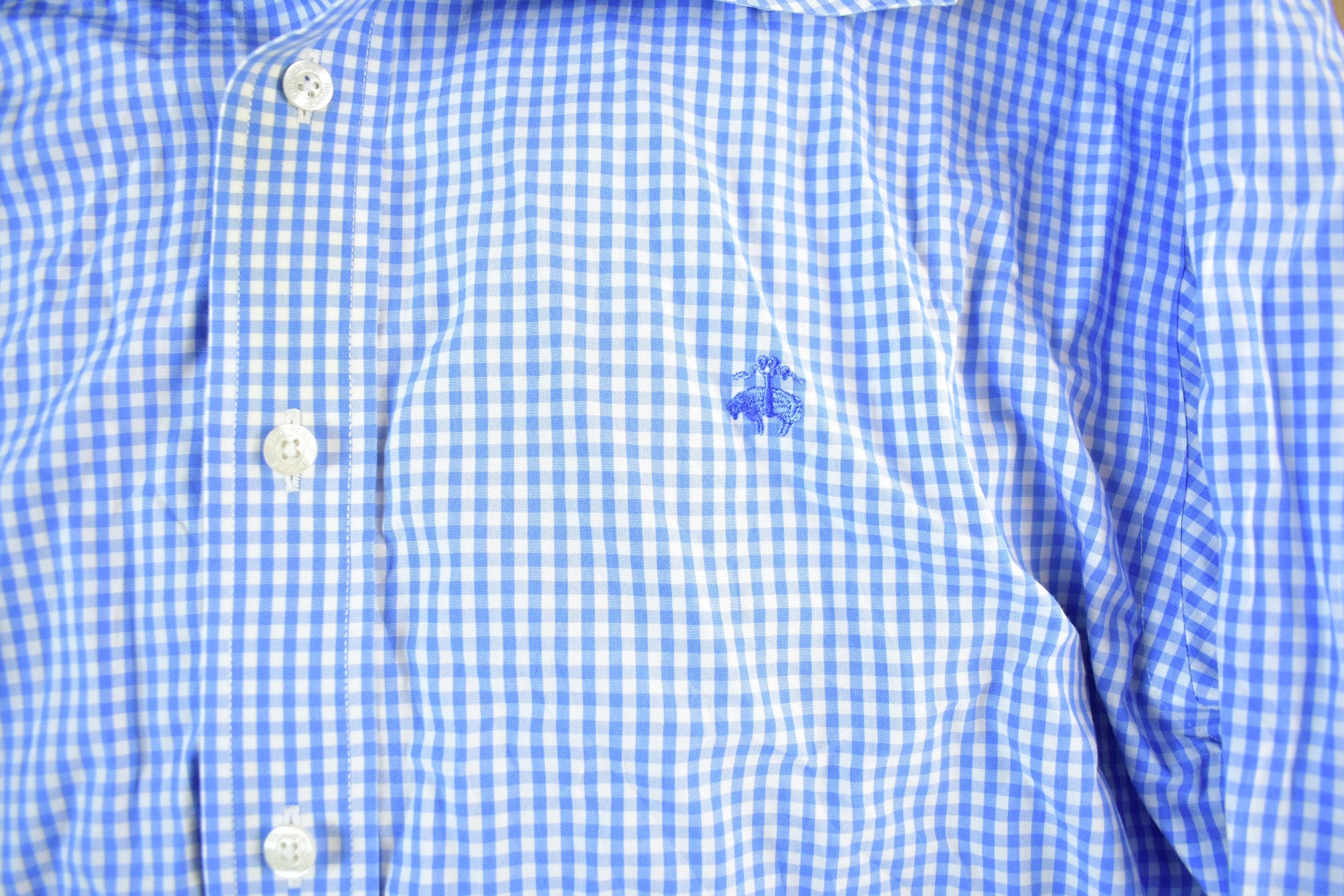 Vintage 1990s Brooks Brothers Striped Button Up Shirt Men's Large - Image 4