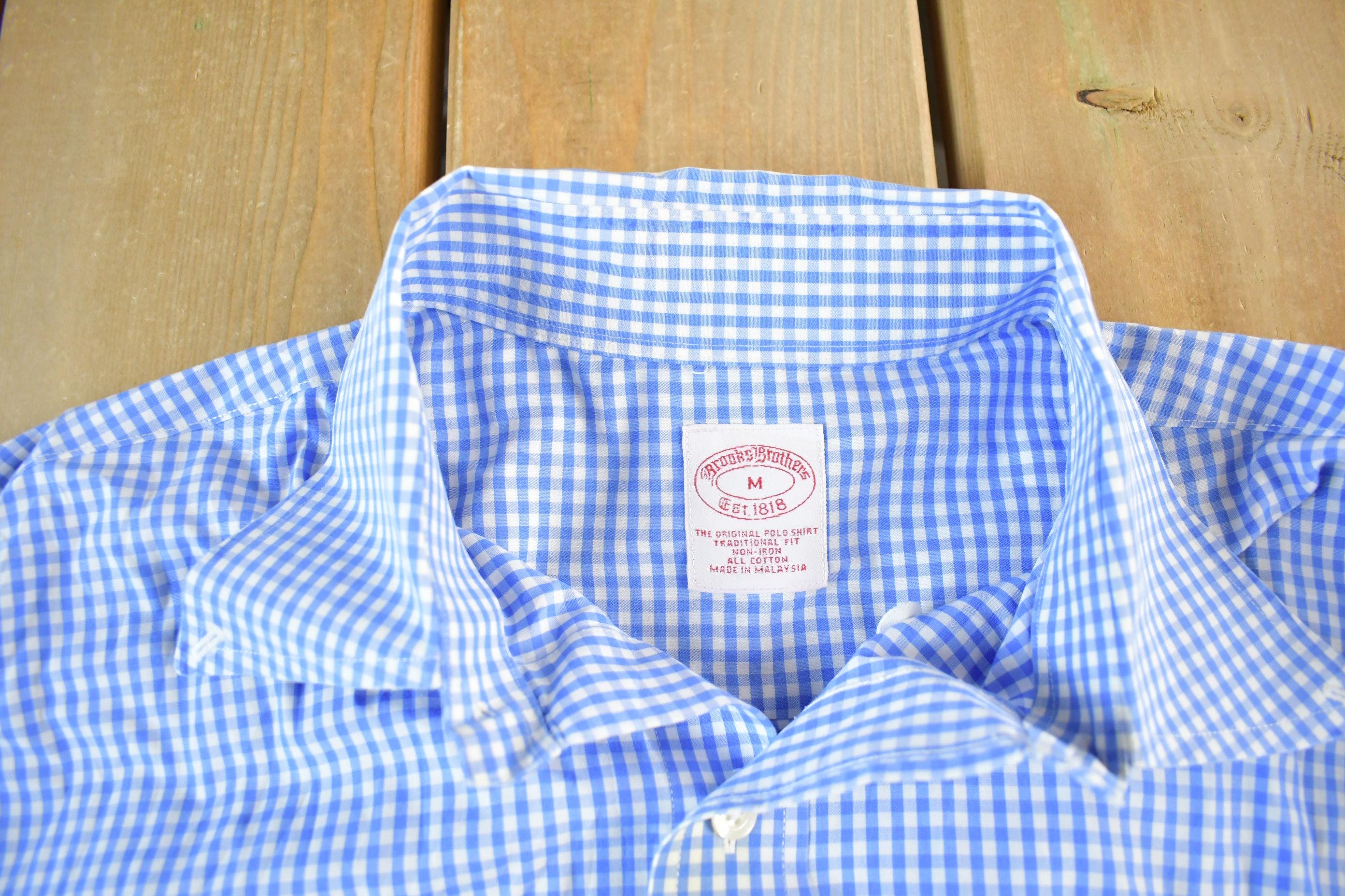 Vintage 1990s Brooks Brothers Striped Button Up Shirt Men's Large - Image 5