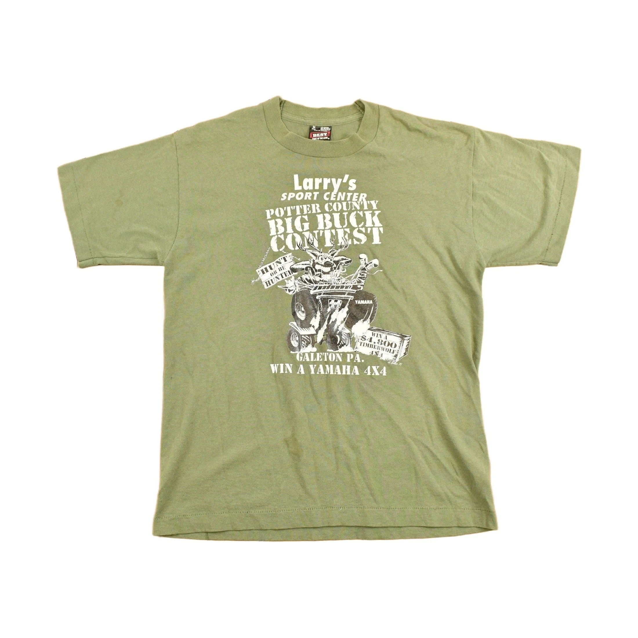 Vintage 1990s Buck Hunting Galeton PA Graphic T-Shirt Men's Small