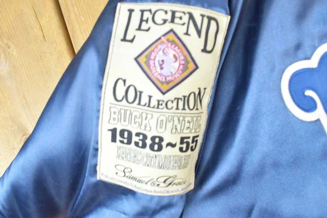 Vintage 1990s Buck Oneil Kansas City Monarchs MLB Baseball Jacket Men's XL - Image 5