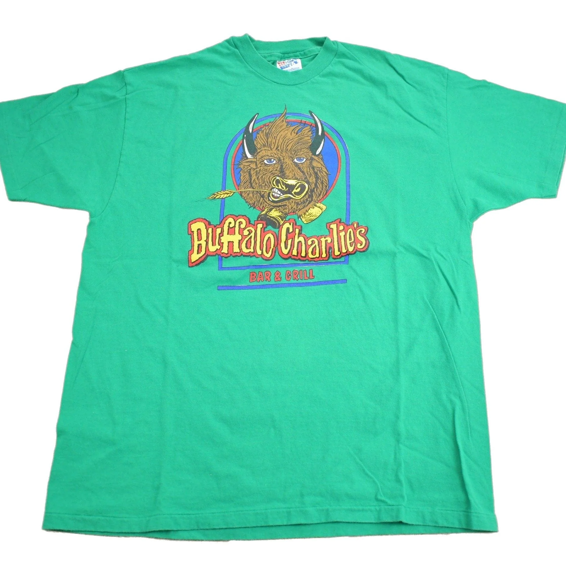 Vintage 1990s Buffalo Charlies Bar & Grill Graphic T Shirt Men's XL
