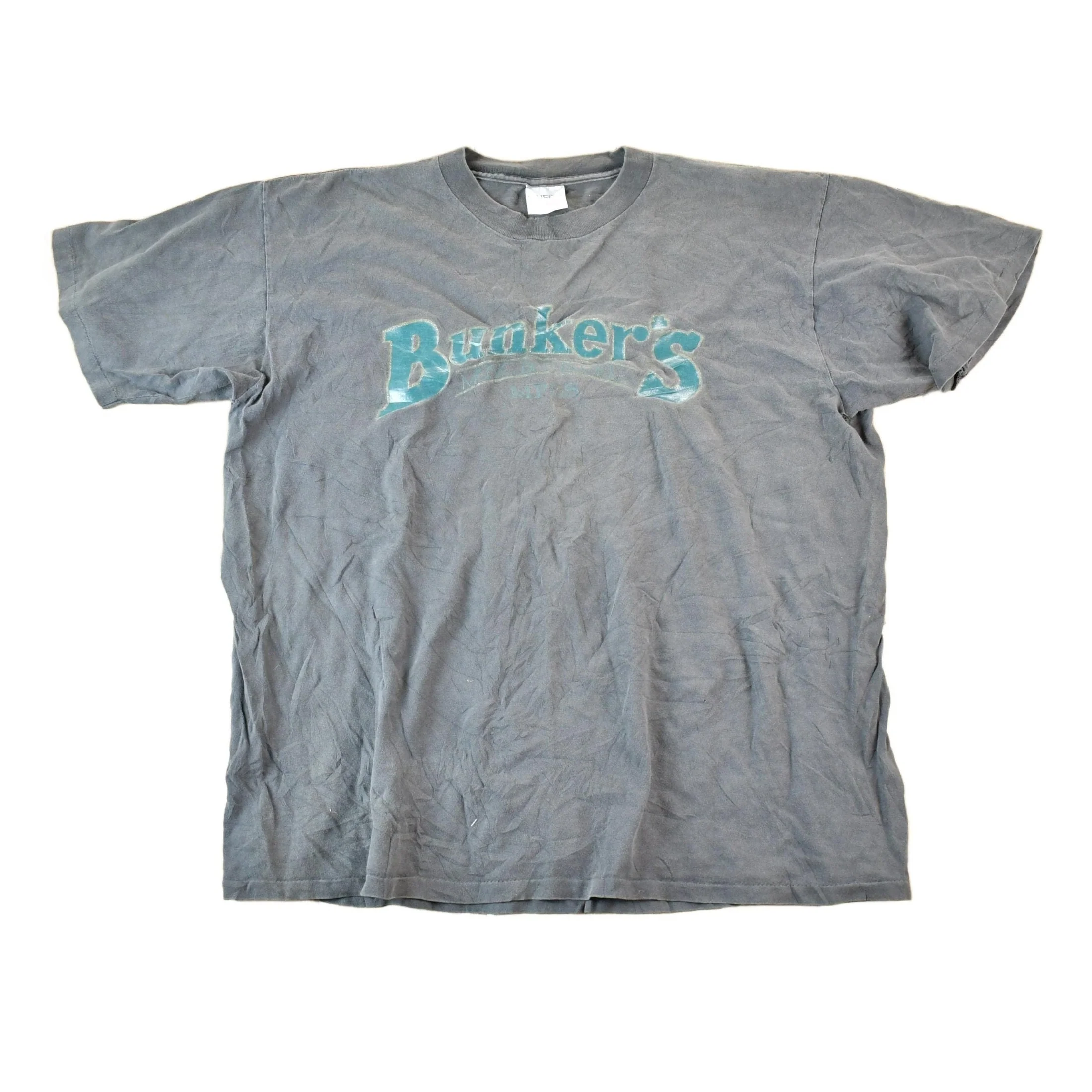 Vintage 1990s Bunkers Music Bar And Grill Souvenir T-Shirt Mens XL