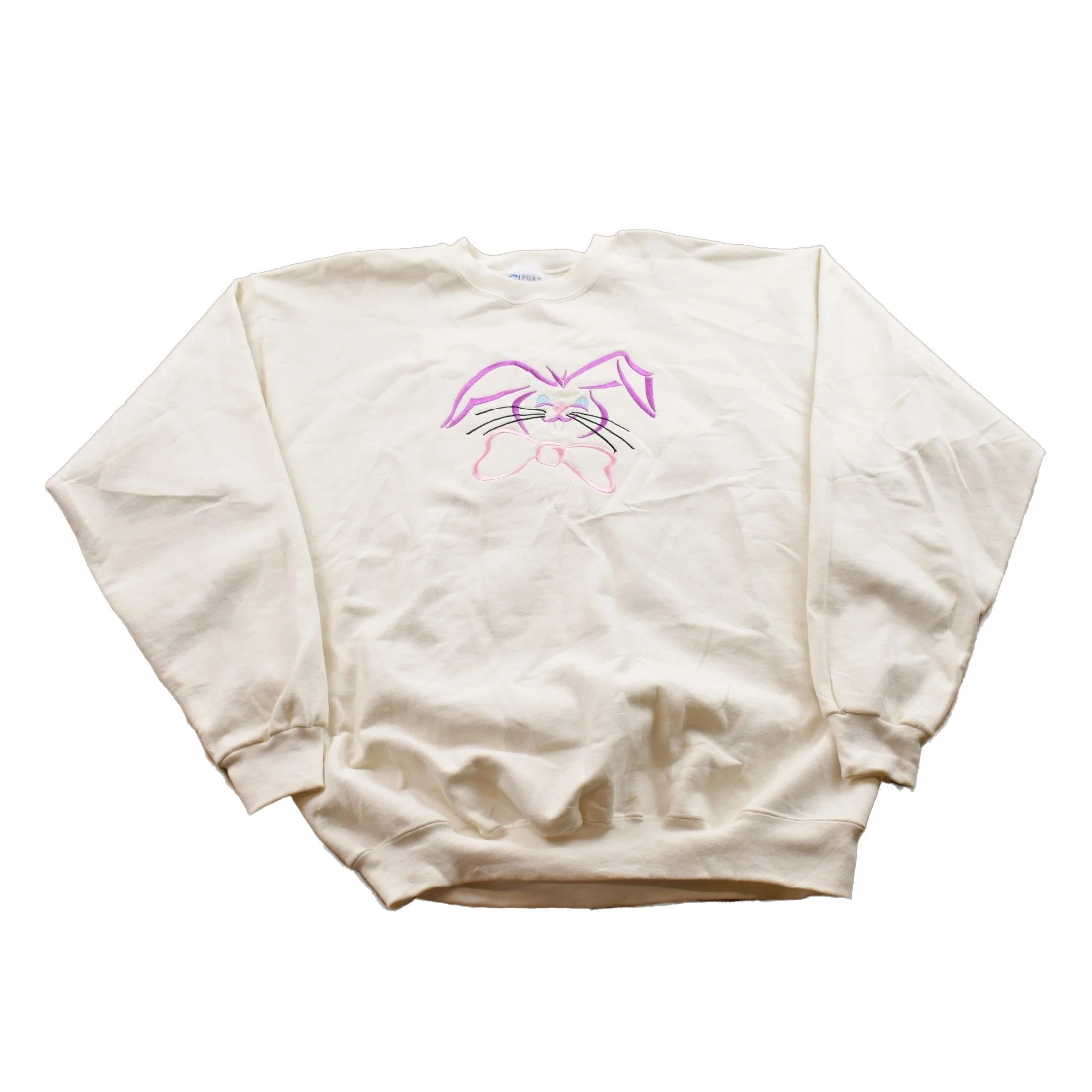 Vintage 1990s Bunny Rabbit Crewneck Sweater Men's Large