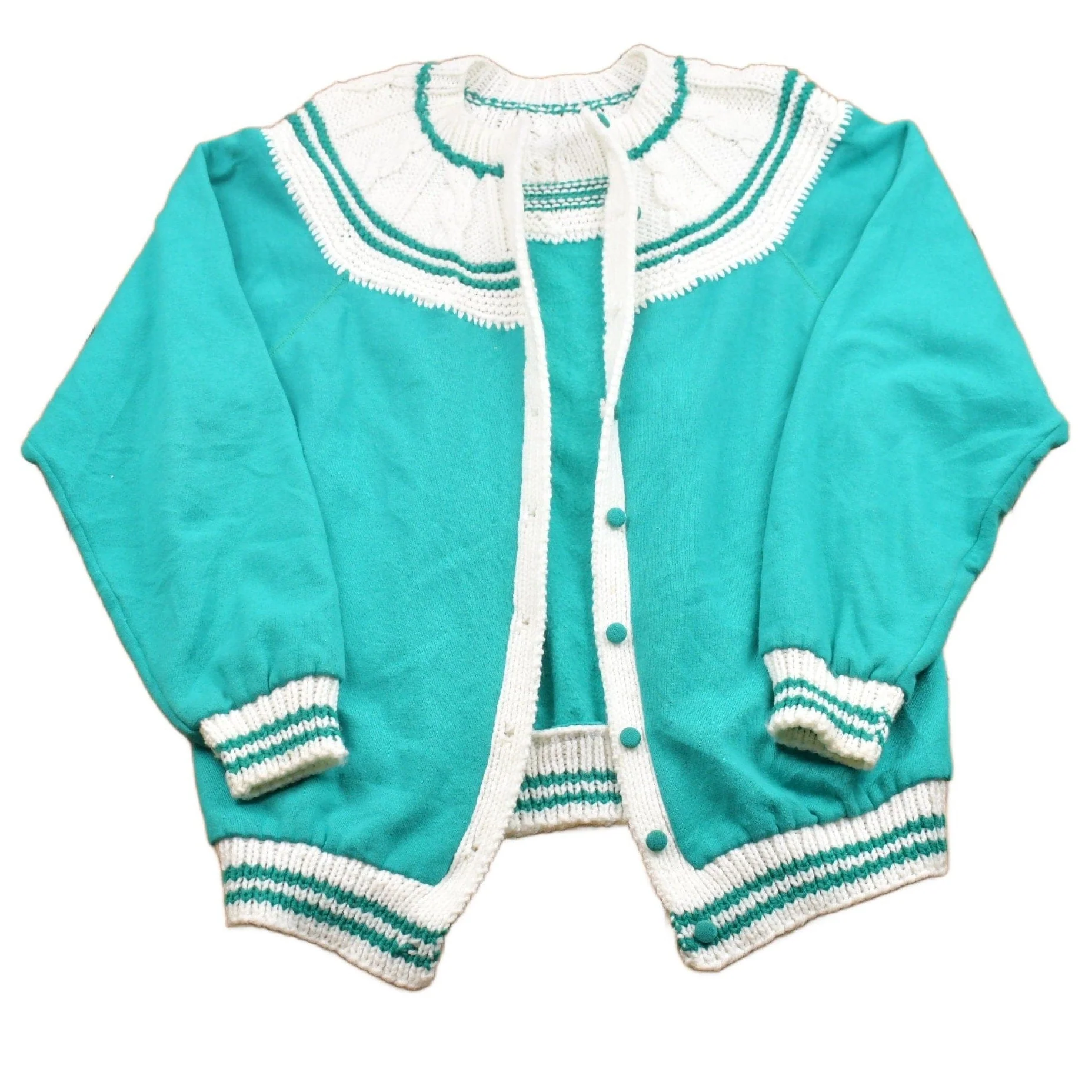 Vintage 1990s Button Up Cardigan Sweater Women's L