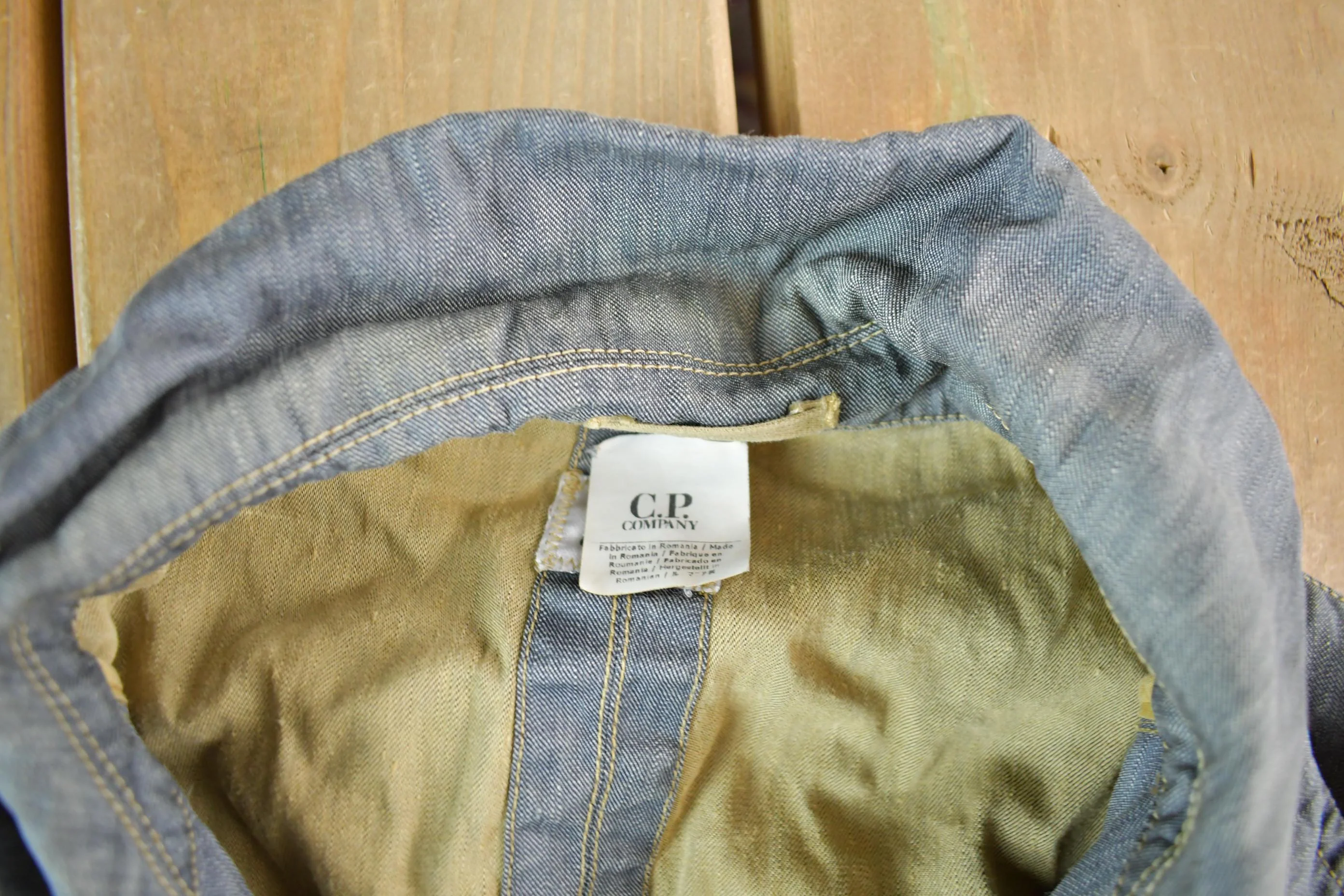 Vintage 1990s C.P. Company Overcoat Jacket Men's Medium - Image 4