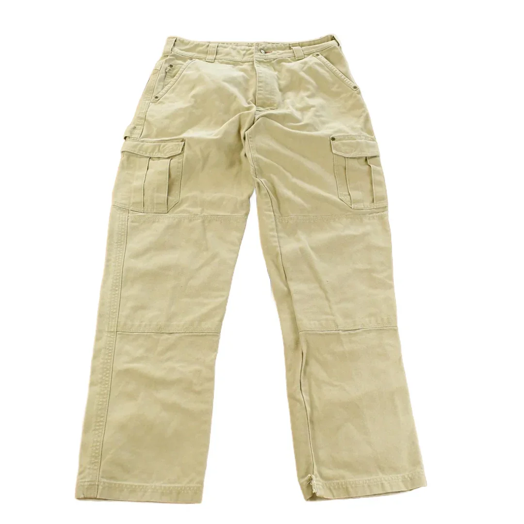 Vintage 1990s Cabela's Outdoor Gear Beige Cargo Pocket Pants Men's 34 x 32
