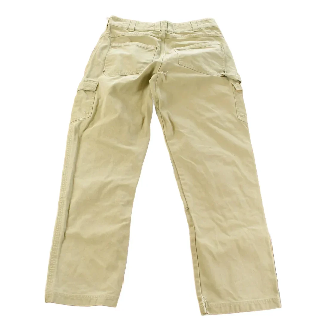 Vintage 1990s Cabela's Outdoor Gear Beige Cargo Pocket Pants Men's 34 x 32 - Image 2