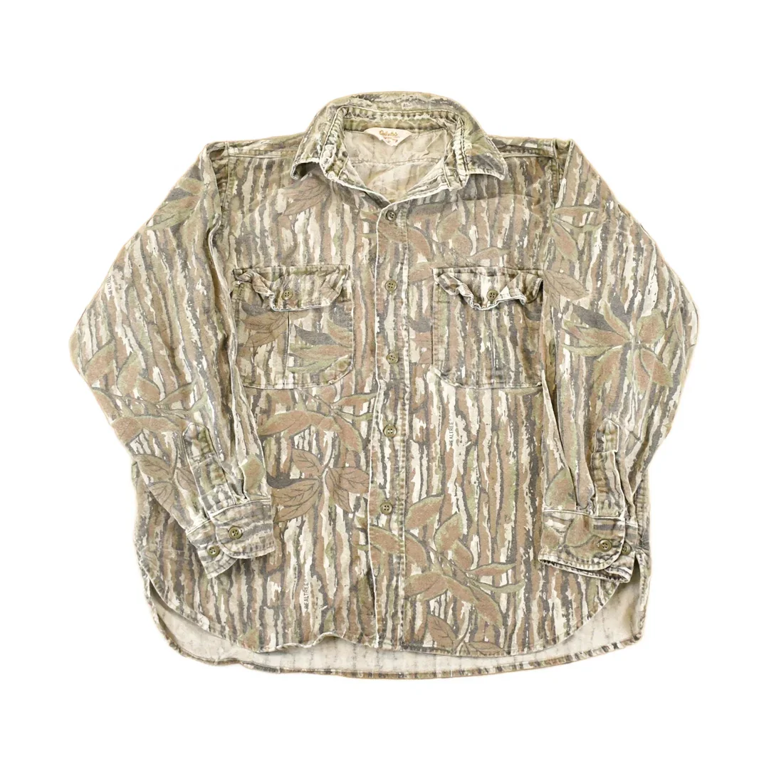 Vintage 1990s Cabela's Western Camo Shirt Men's L