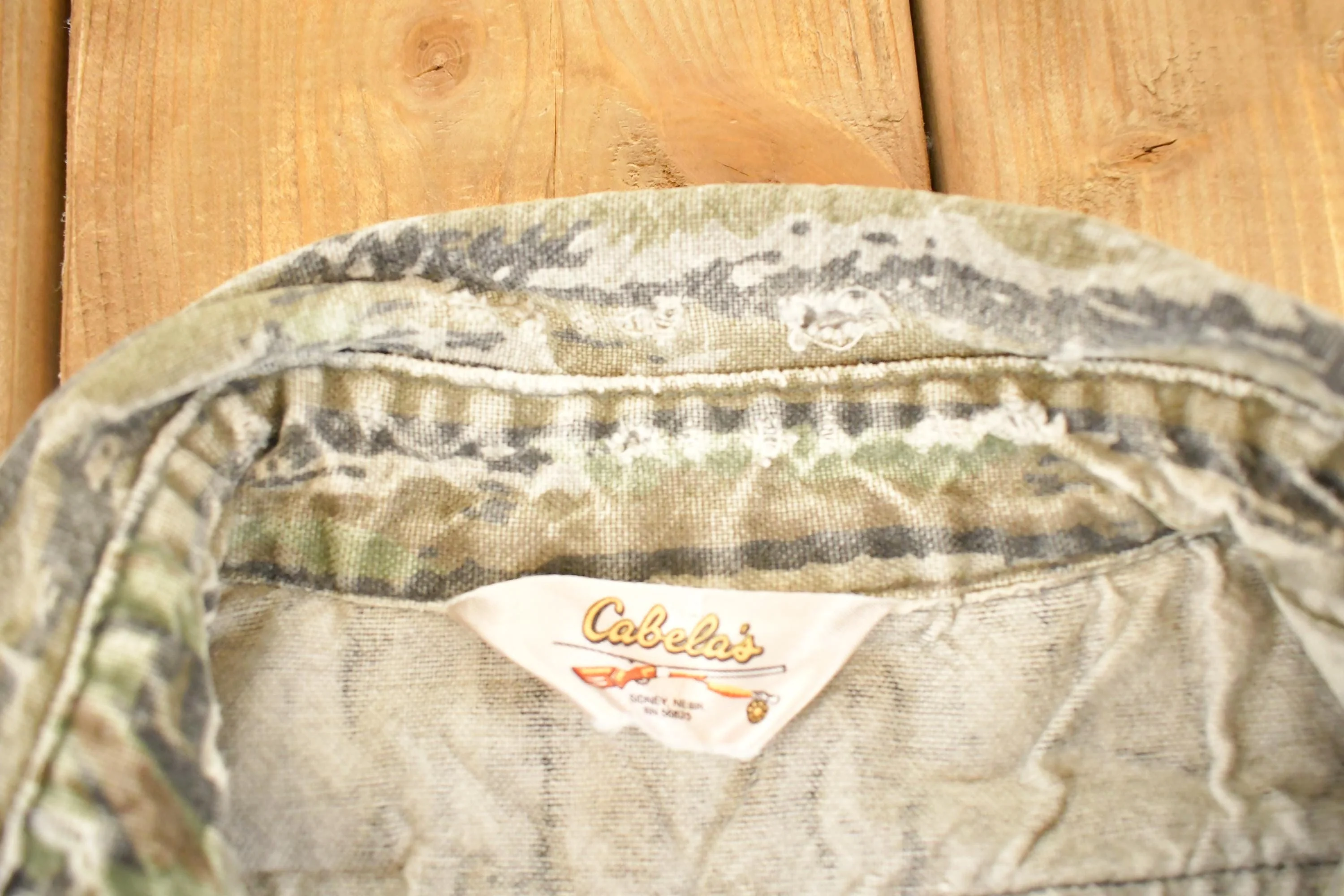 Vintage 1990s Cabela's Western Camo Shirt Men's L - Image 5