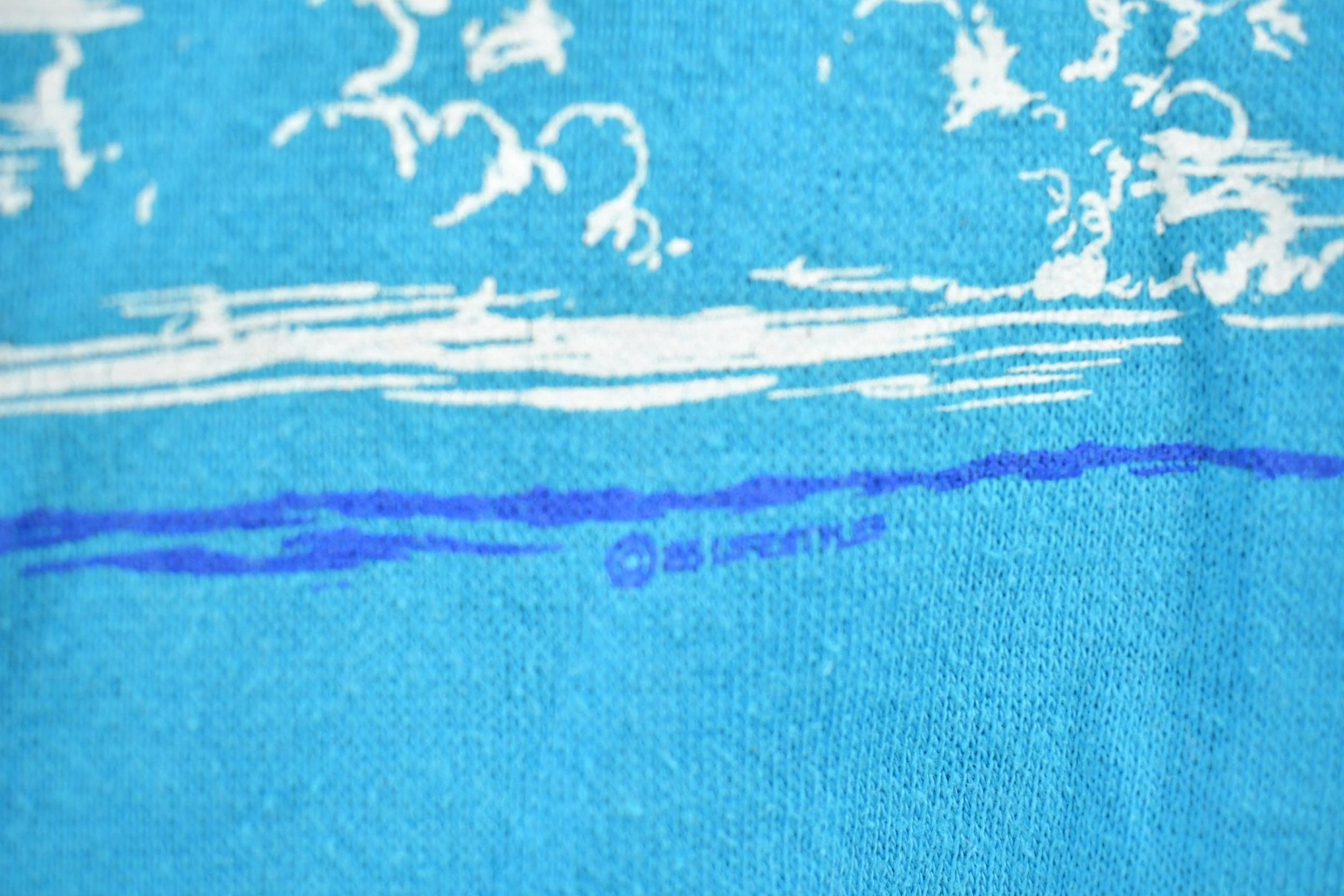 Vintage 1990s California Nautical Theme Crewneck Sweatshirt Men's Small - Image 4