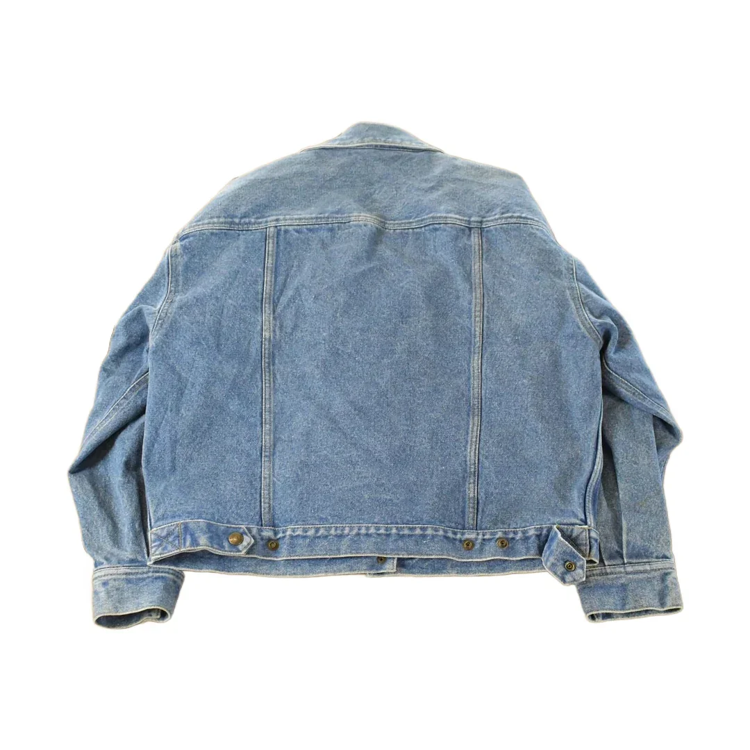 Vintage 1990s Calvin Klein Denim Jean Jacket Women's Medium - Image 2