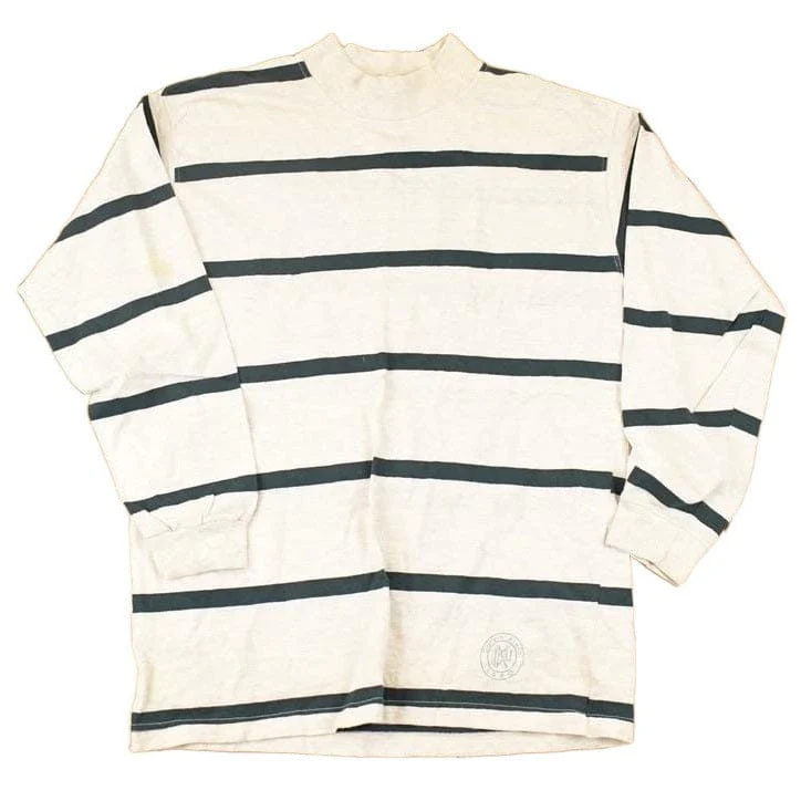 Vintage 1990s Calvin Klein Striped Crewneck Shirt Women's L