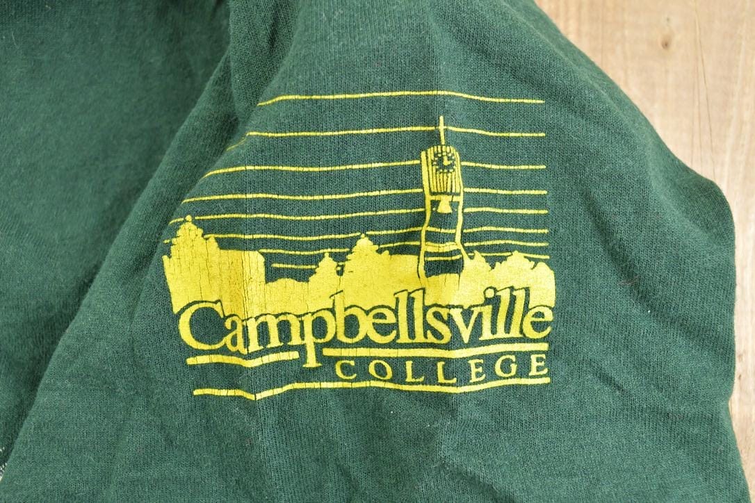 Vintage 1990s Campbells College Be The Salt University Collegiate T-Shirt Men's XL - Image 5