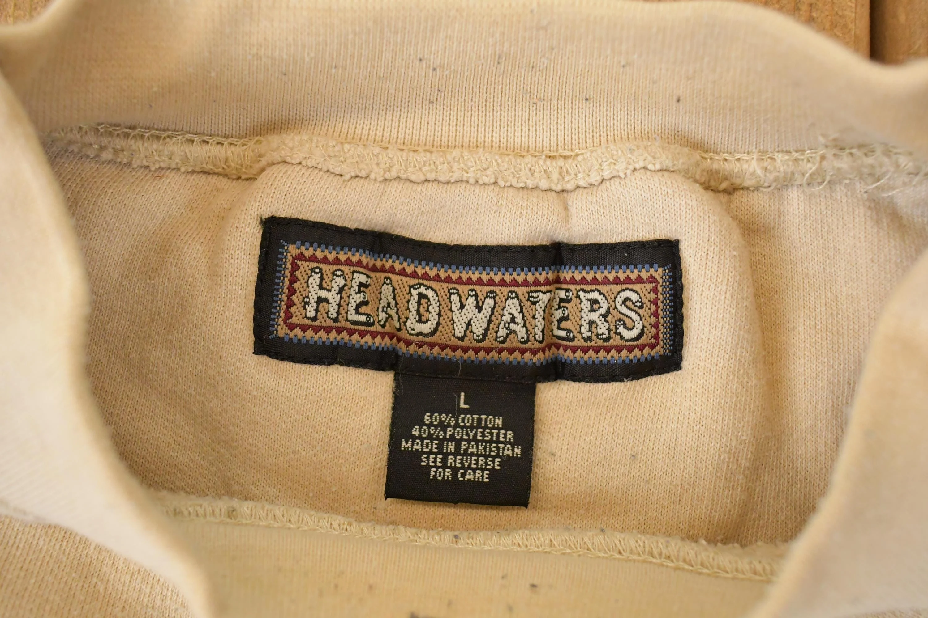 Vintage 1990s Canada Geese Embroidered Heavyweight Crewneck Sweatshirt Mens L - Image 4