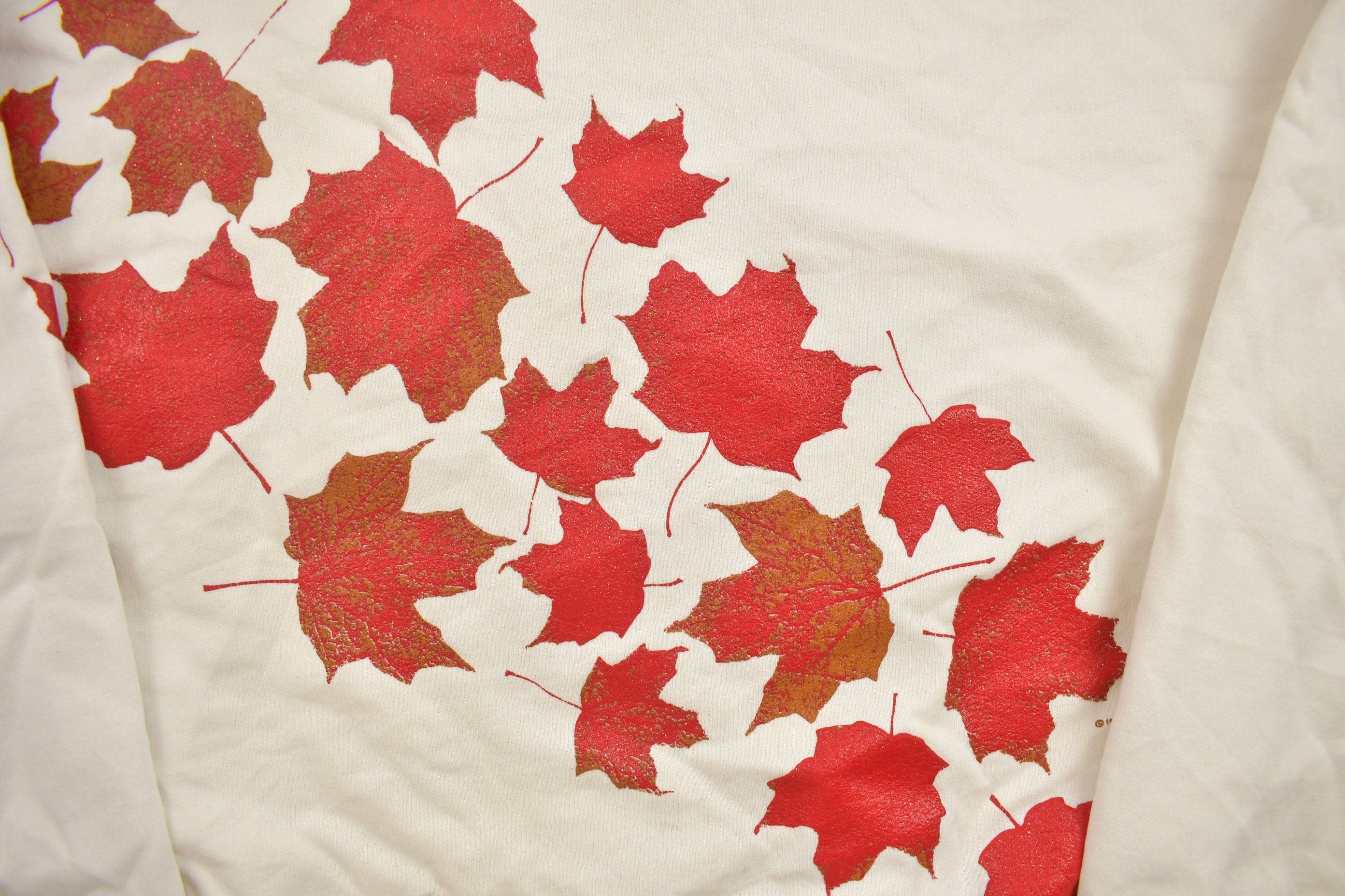 Vintage 1990s Canada Maple Leaf Turtleneck Sweatshirt Men's Large - Image 3