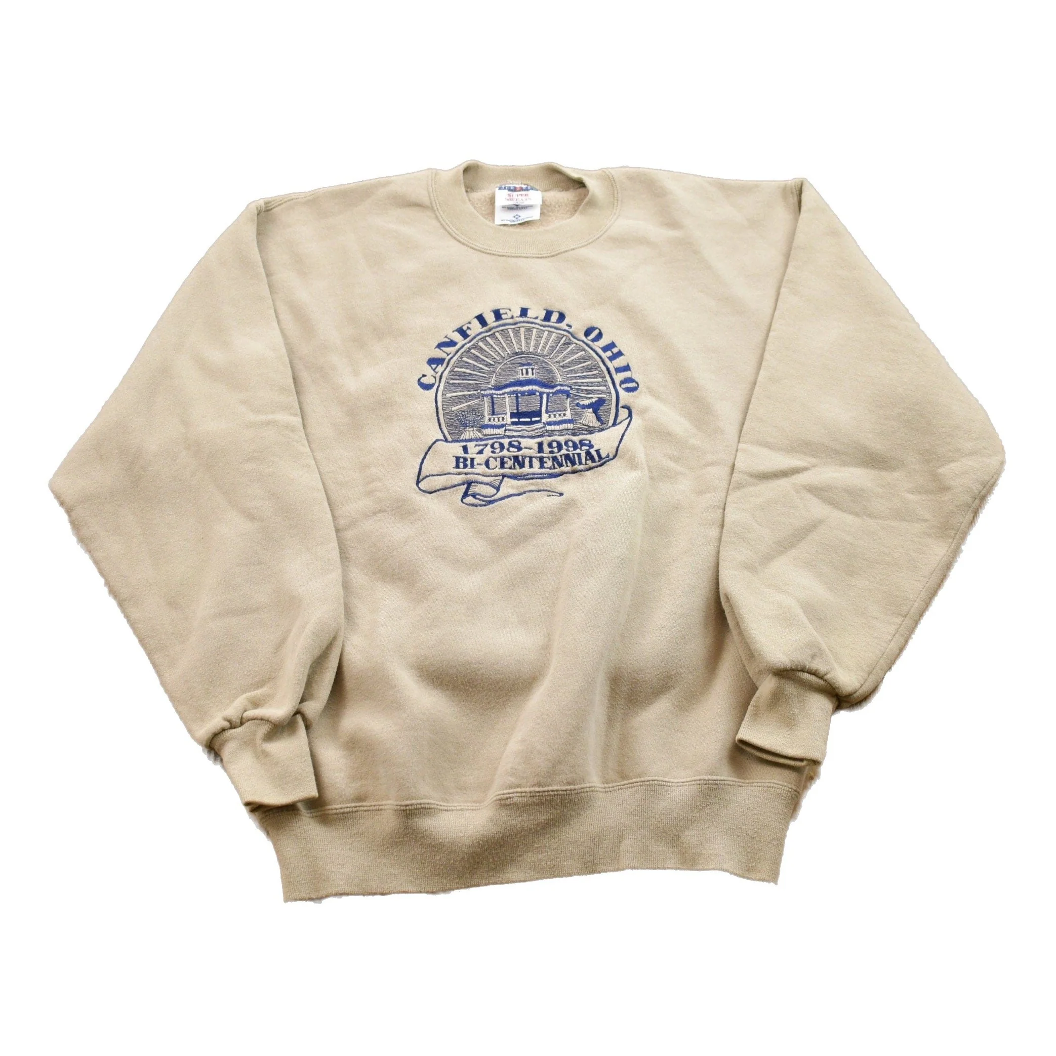 Vintage 1990s Canfield Ohio Bi-Centennial Crewneck Sweatshirt Men's Small