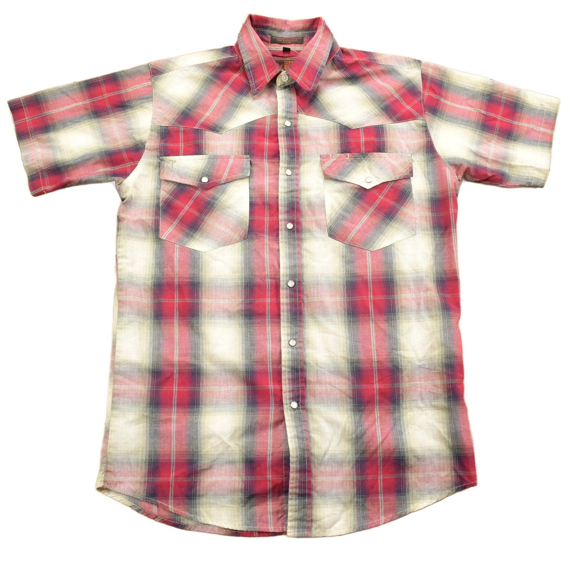 Vintage 1990s Canyon Guide Western Flannel Button Up Shirt Men's Medium