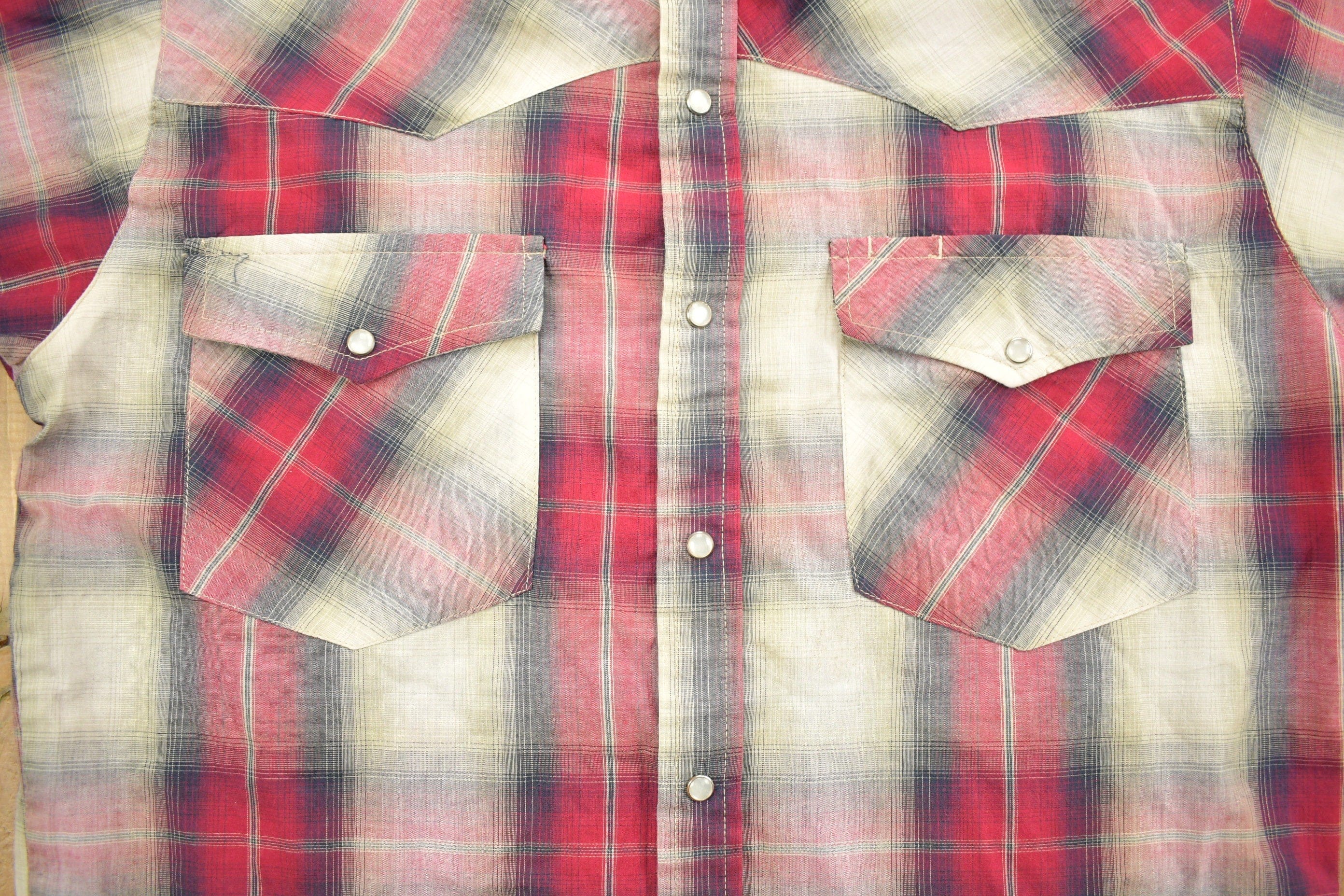 Vintage 1990s Canyon Guide Western Flannel Button Up Shirt Men's Medium - Image 3