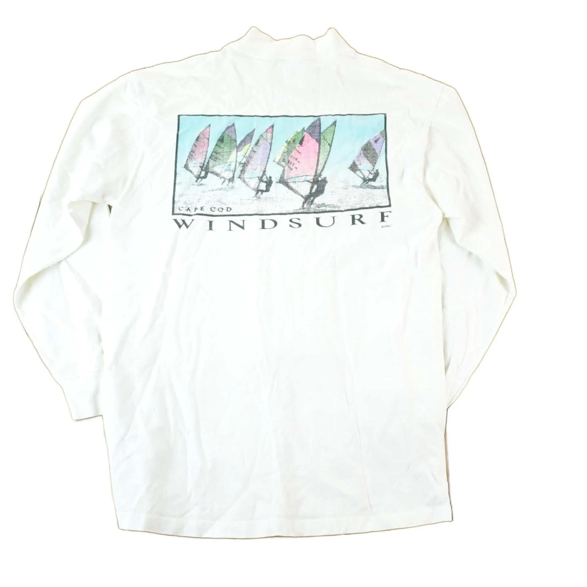 Vintage 1990s Cape Cod Windsurf Crewneck Sweatshirt Mens M