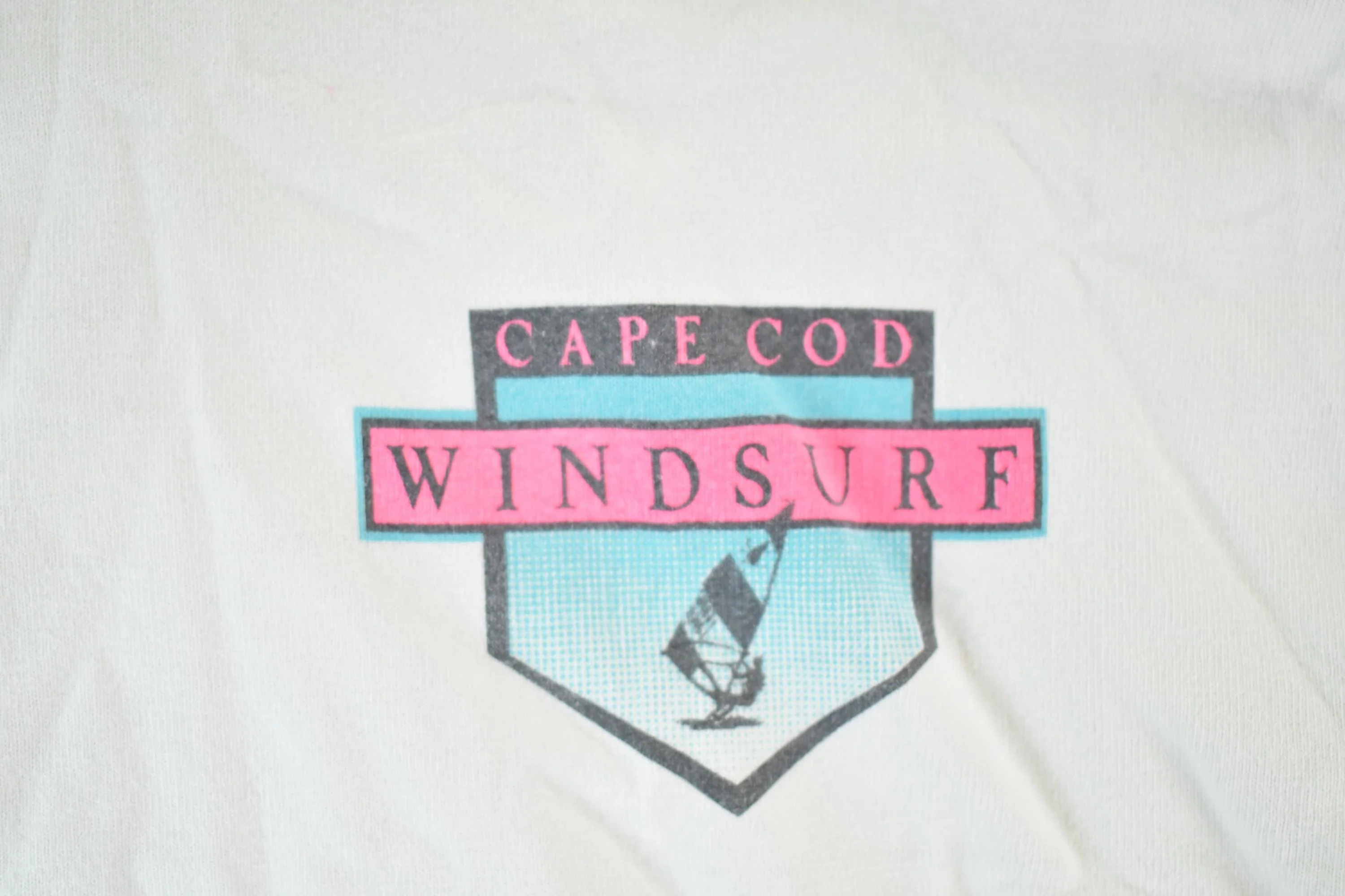 Vintage 1990s Cape Cod Windsurf Crewneck Sweatshirt Mens M - Image 4