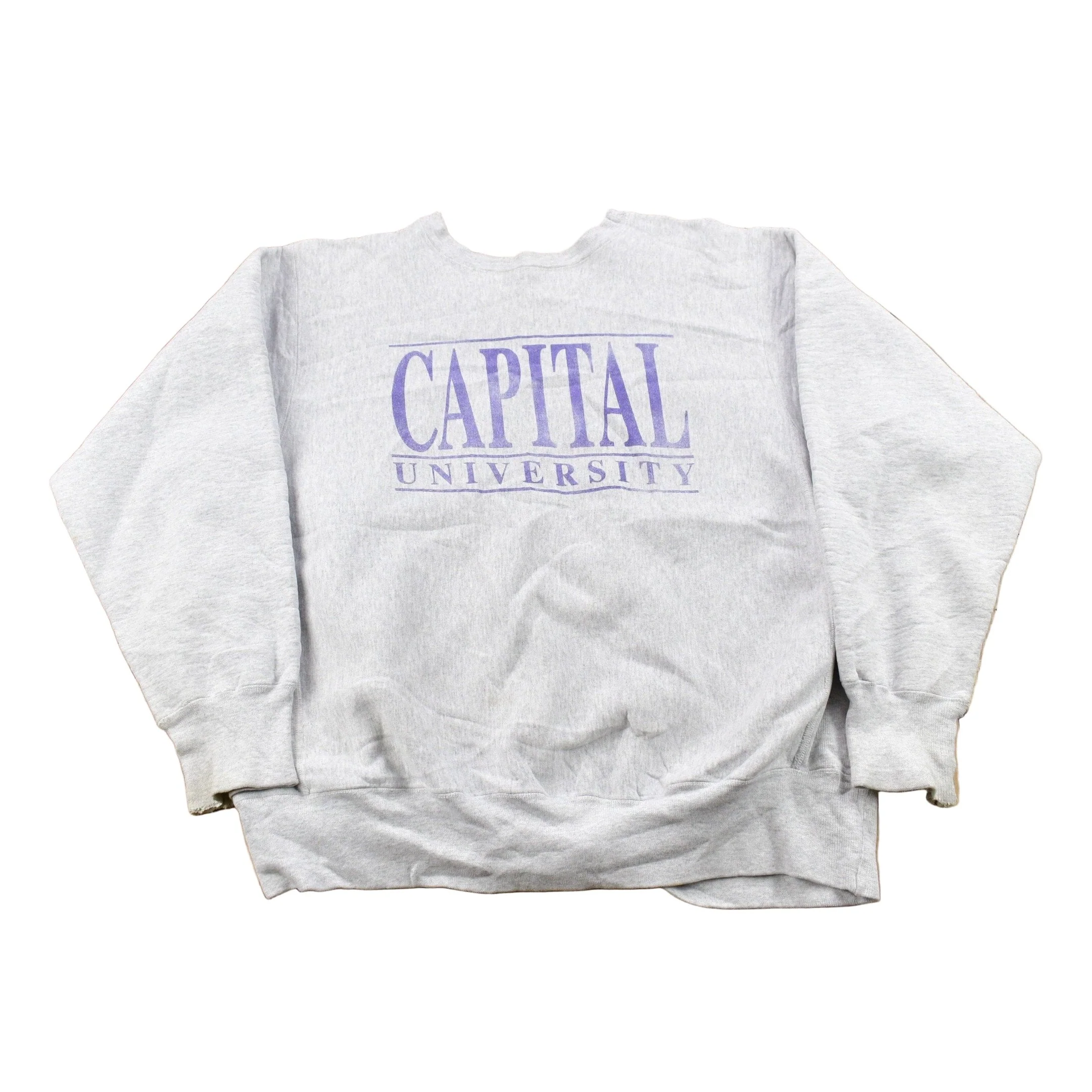 Vintage 1990s Capital University Collegiate Crewneck Men's Large