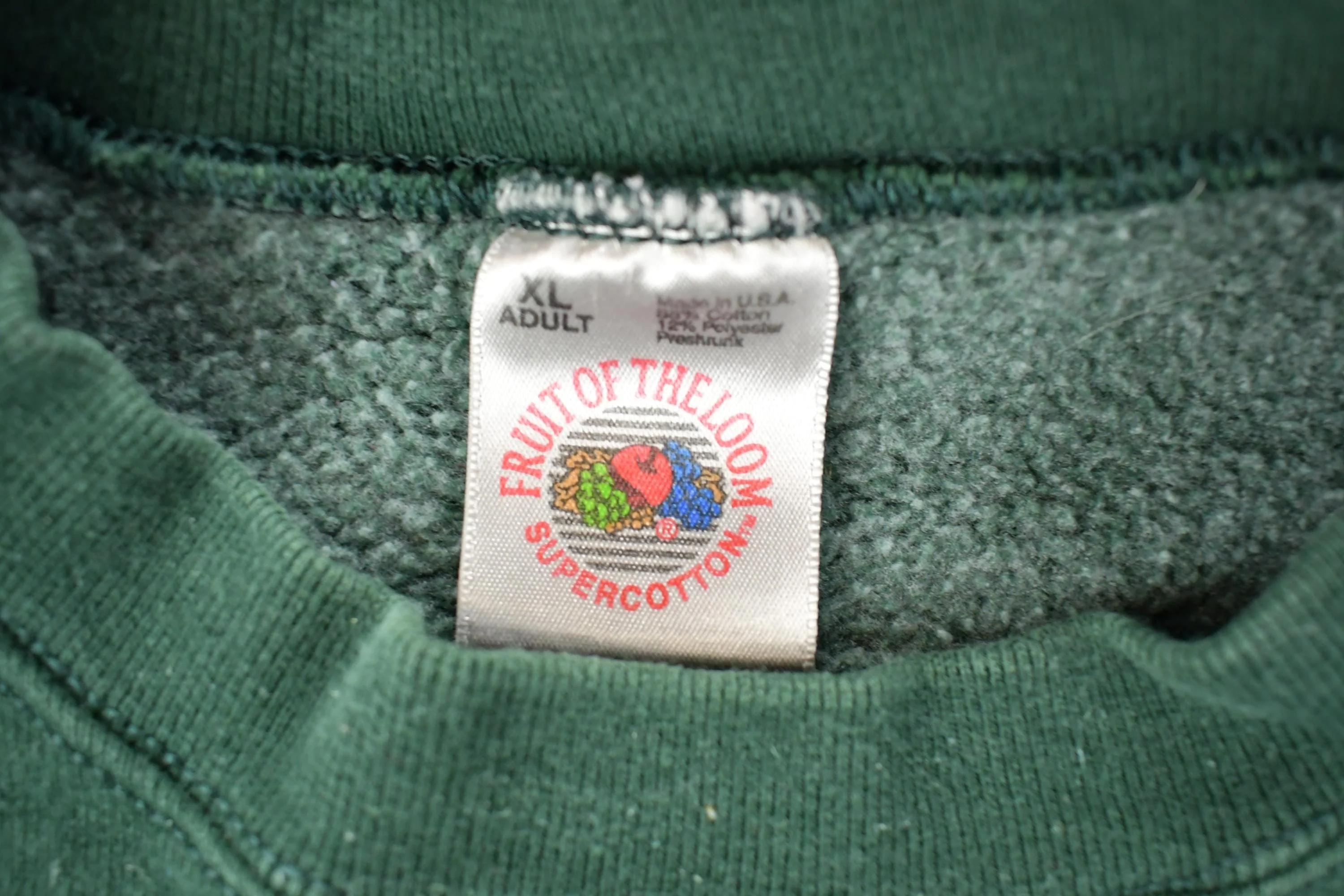 Vintage 1990s Capri College Heavyweight University Collegiate Crewneck Men's XL - Image 3