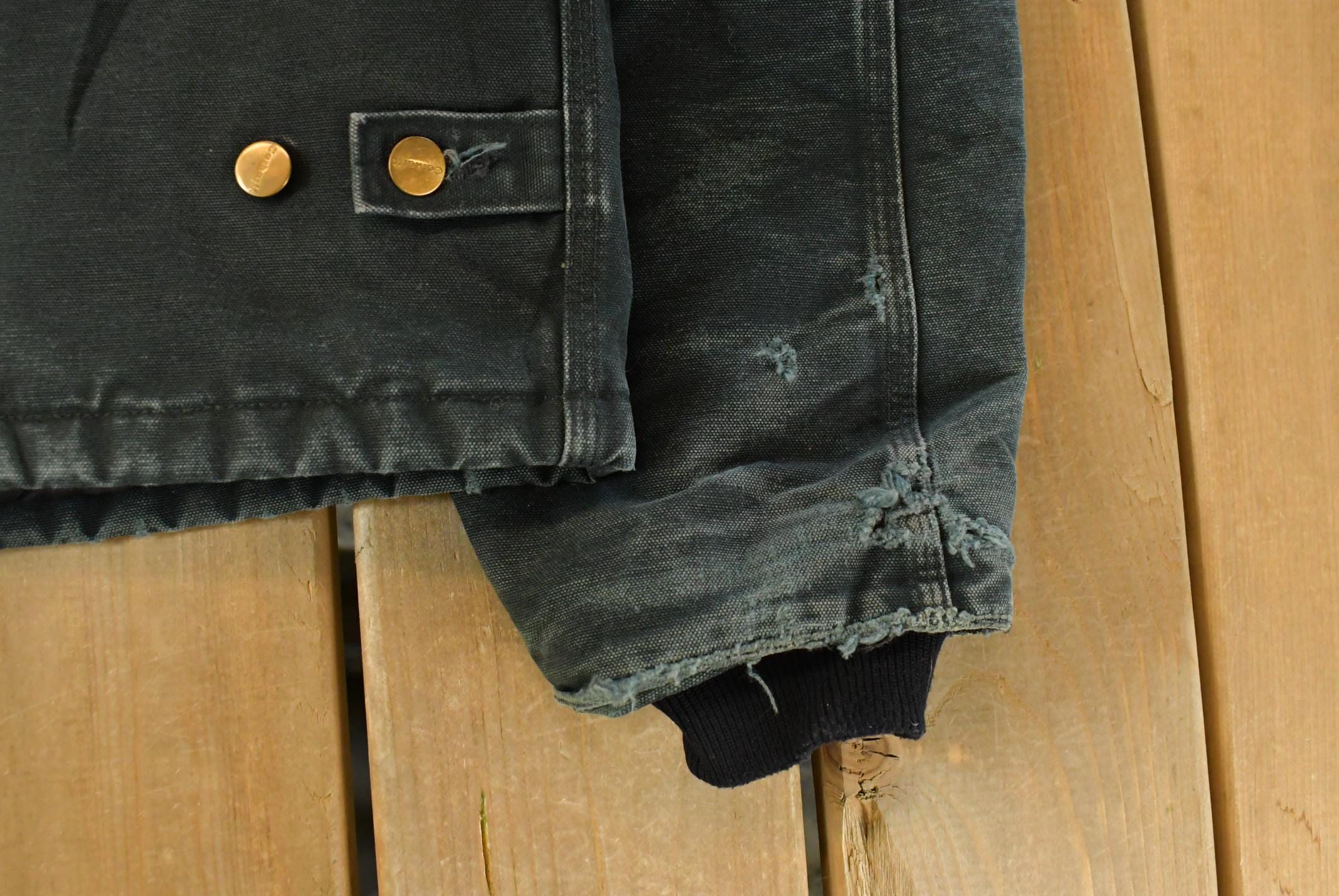 Vintage 1990s Carhartt Arctic Quilt Lined Jacket Men's XL - Image 7