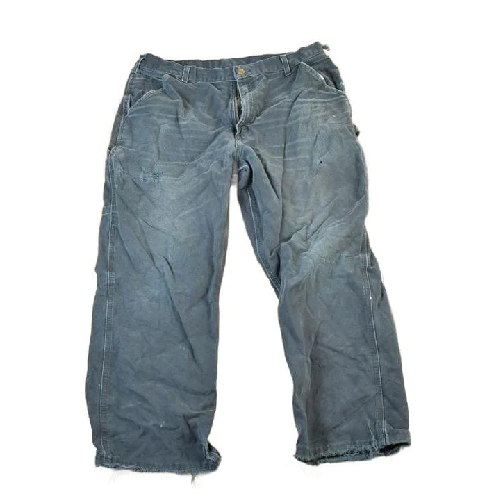 Vintage 1990s Carhartt Black Denim Work Jeans Men's 38 x 32 - Image 2