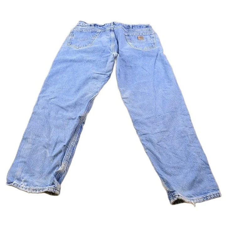Vintage 1990s Carhartt Blanket Lined Carpenter Jeans Men's 36 x 29