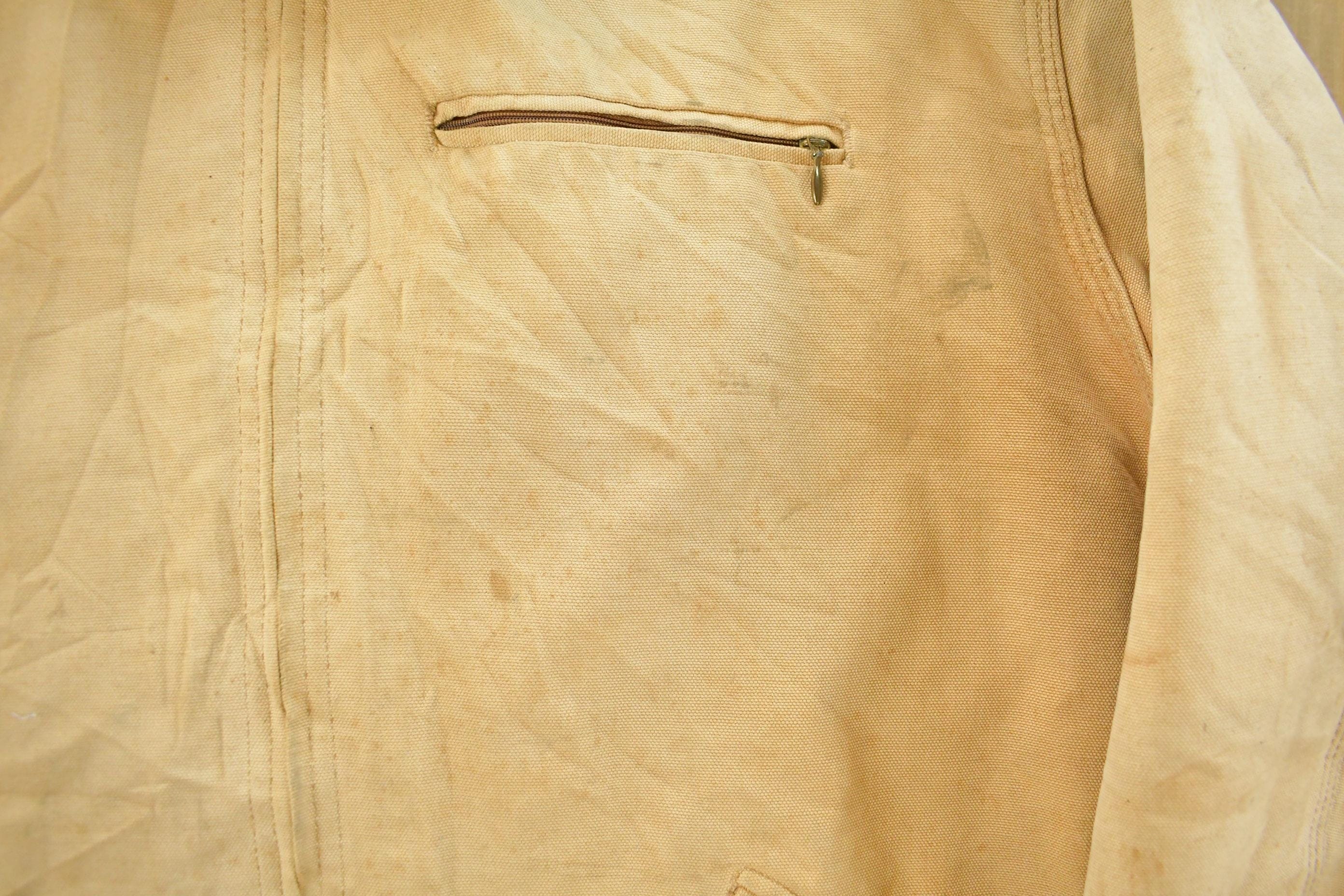 Vintage 1990s Carhartt Blanket Lined Detroit Jacket Men's Large - Image 5
