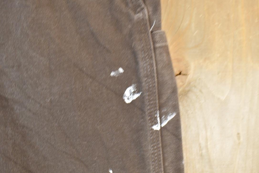 Vintage 1990s Carhartt Brown Denim Work Pants Men's 38 x 30 - Image 5